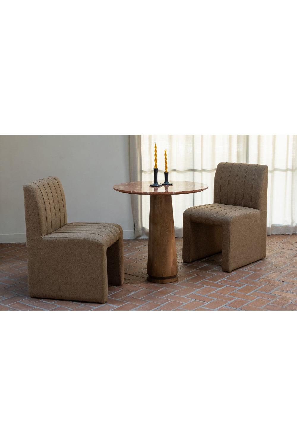Modern European furniture - Channeled Dining Chair - www.oroa.com
