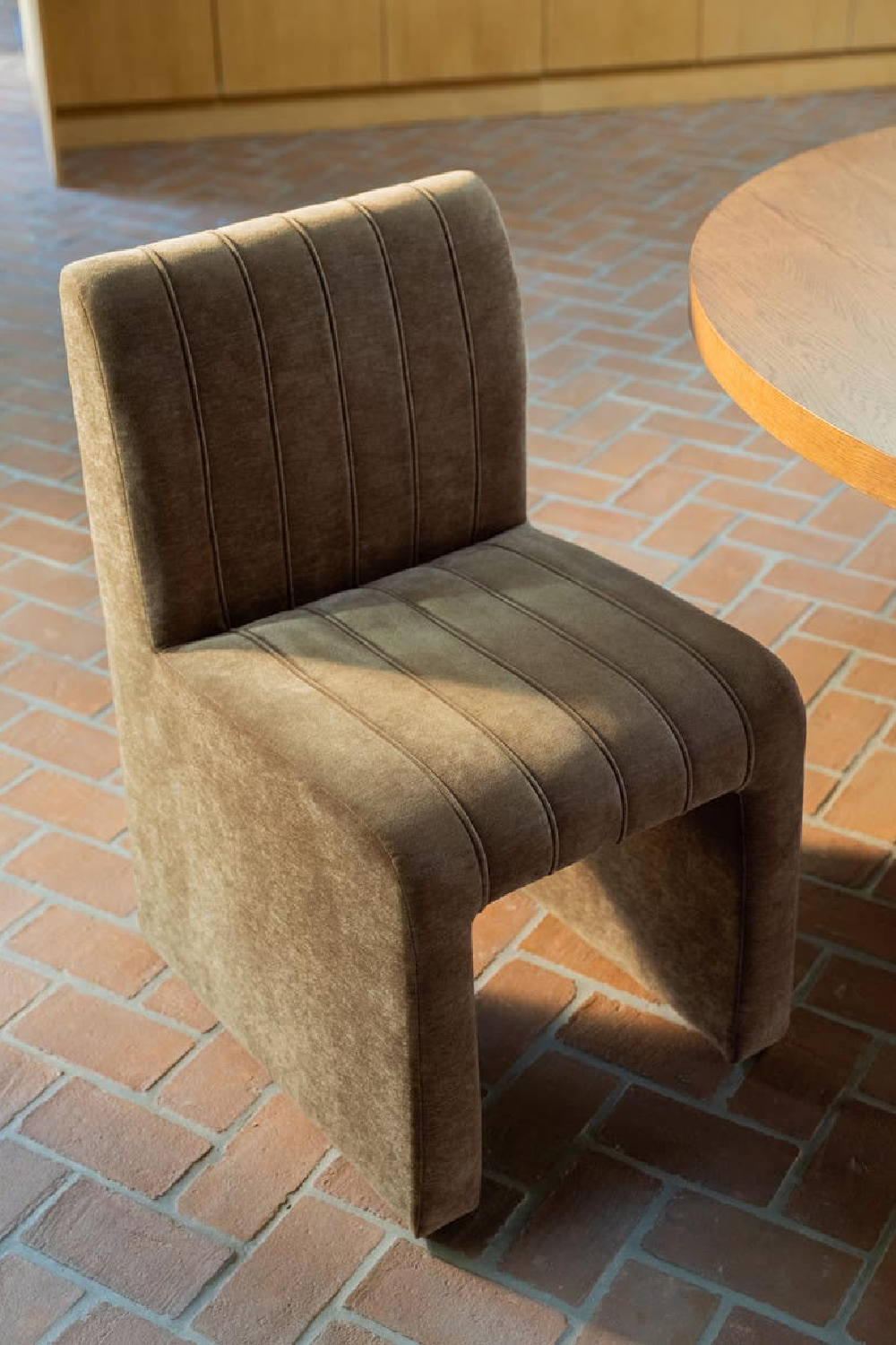 Modern European furniture - Channeled Dining Chair - www.oroa.com