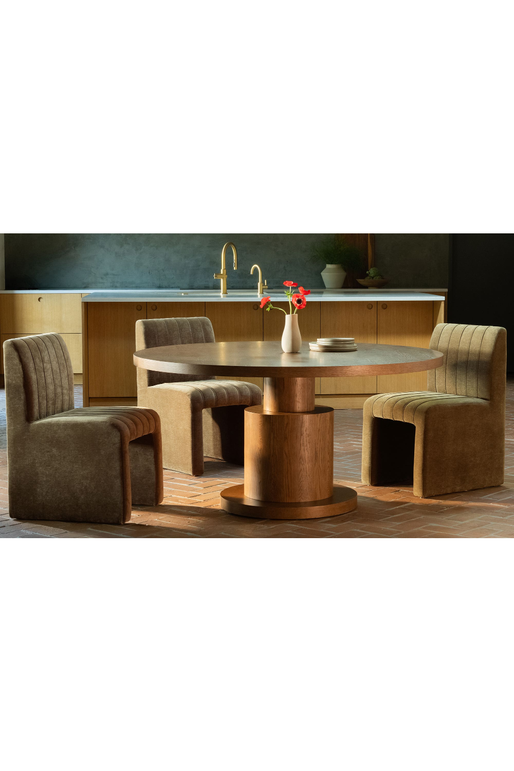 Modern European furniture - Channeled Dining Chair - www.oroa.com