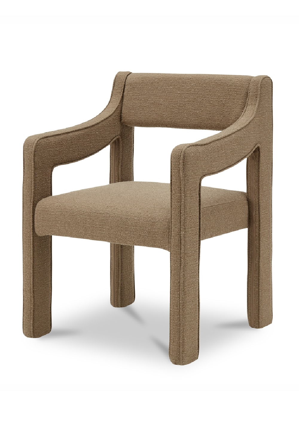 Modern European furniture - Upholstered Sloped-Arm Dining Chair - www.oroa.com