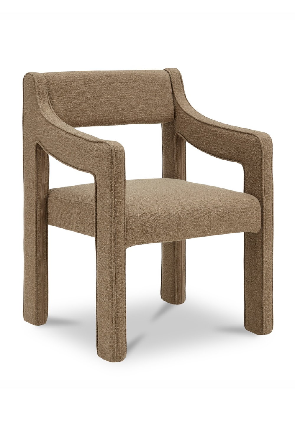 Modern European furniture - Upholstered Sloped-Arm Dining Chair - www.oroa.com