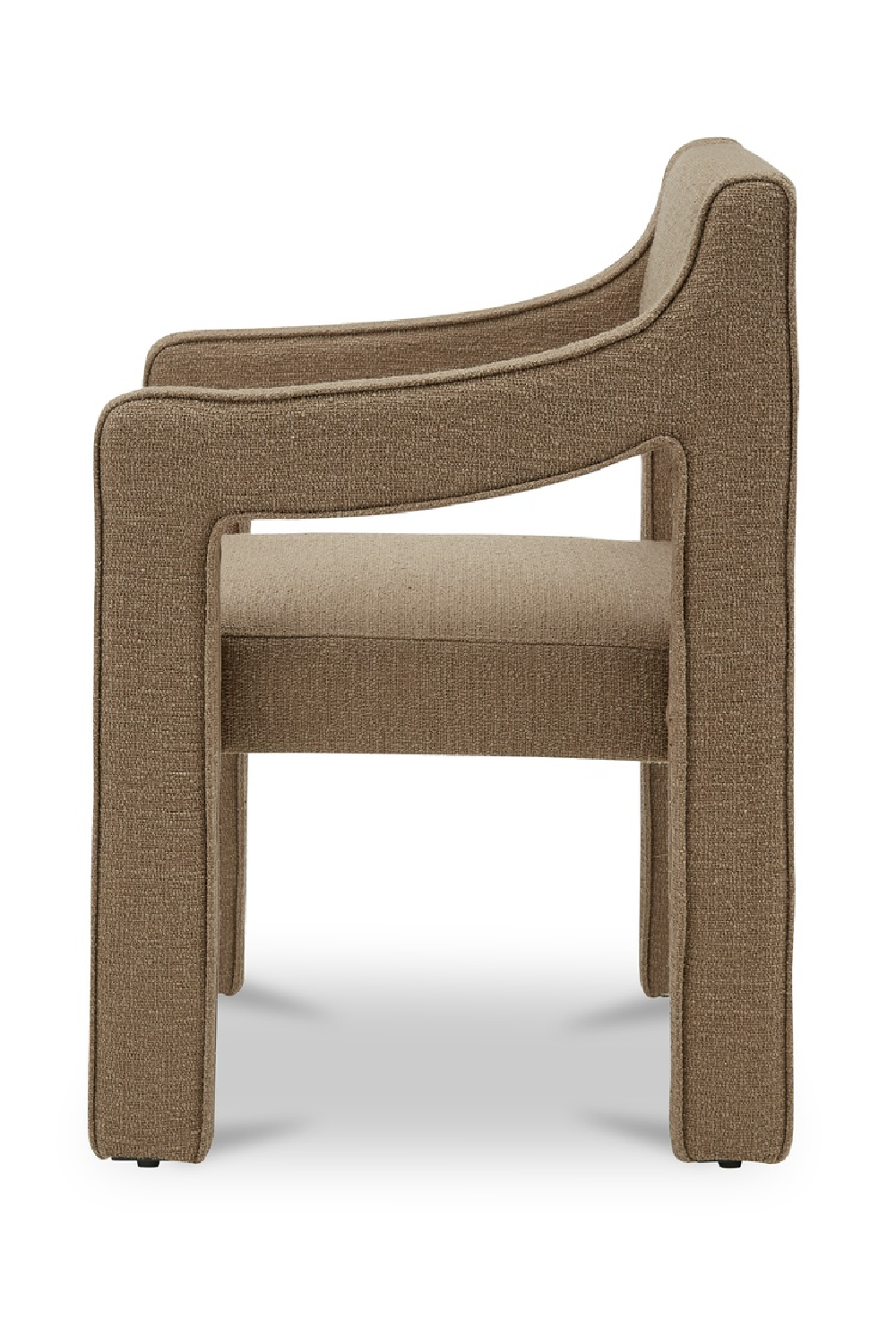 Modern European furniture - Upholstered Sloped-Arm Dining Chair - www.oroa.com