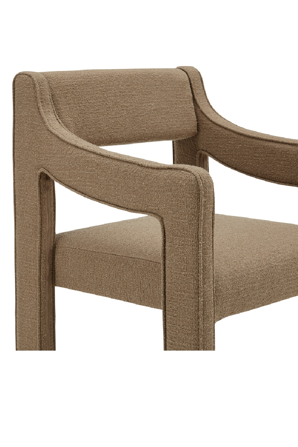 Upholstered Sloped-Arm Dining Chair | Novi Living Elise | Oroa.com