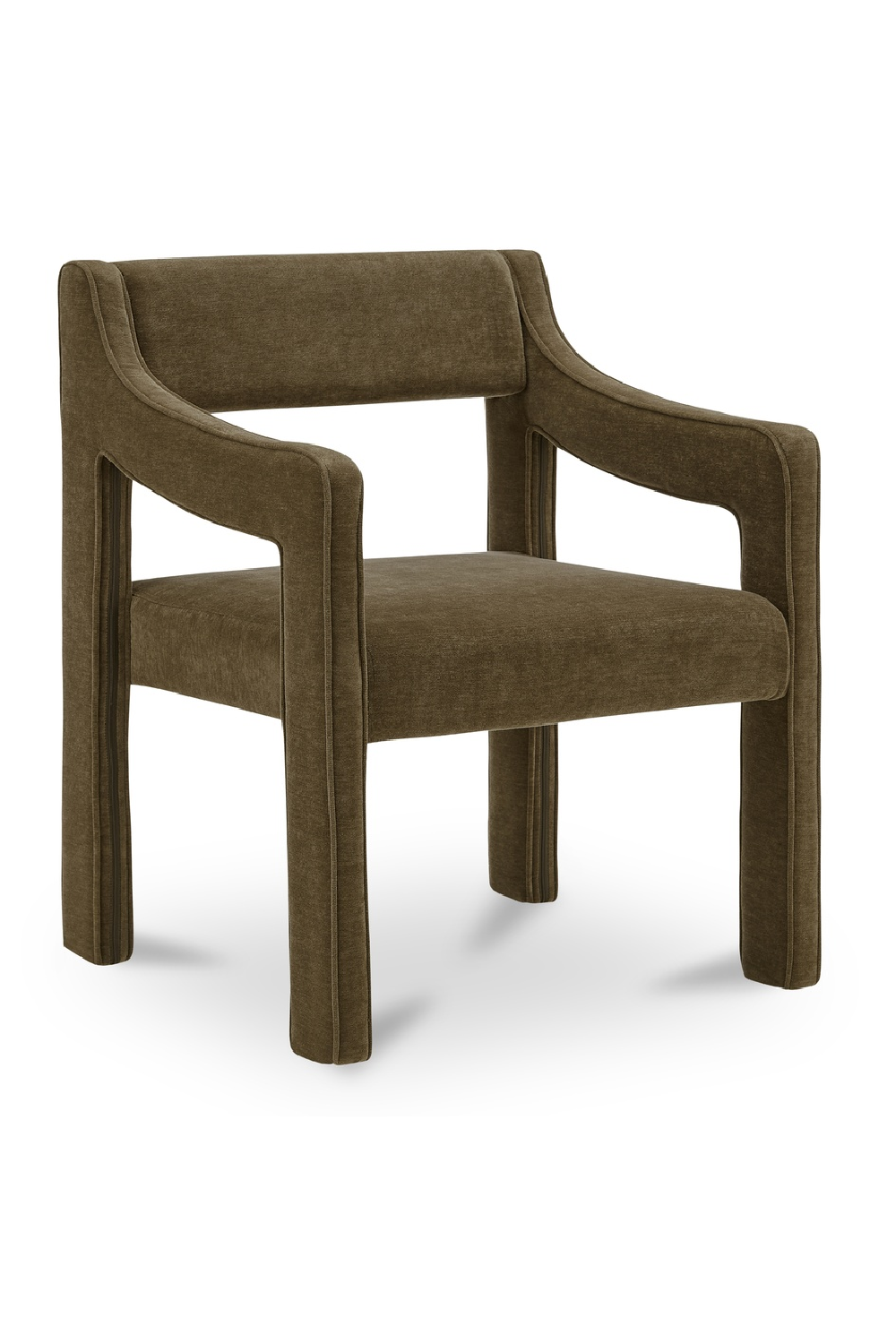 Modern European furniture - Upholstered Sloped-Arm Dining Chair - www.oroa.com
