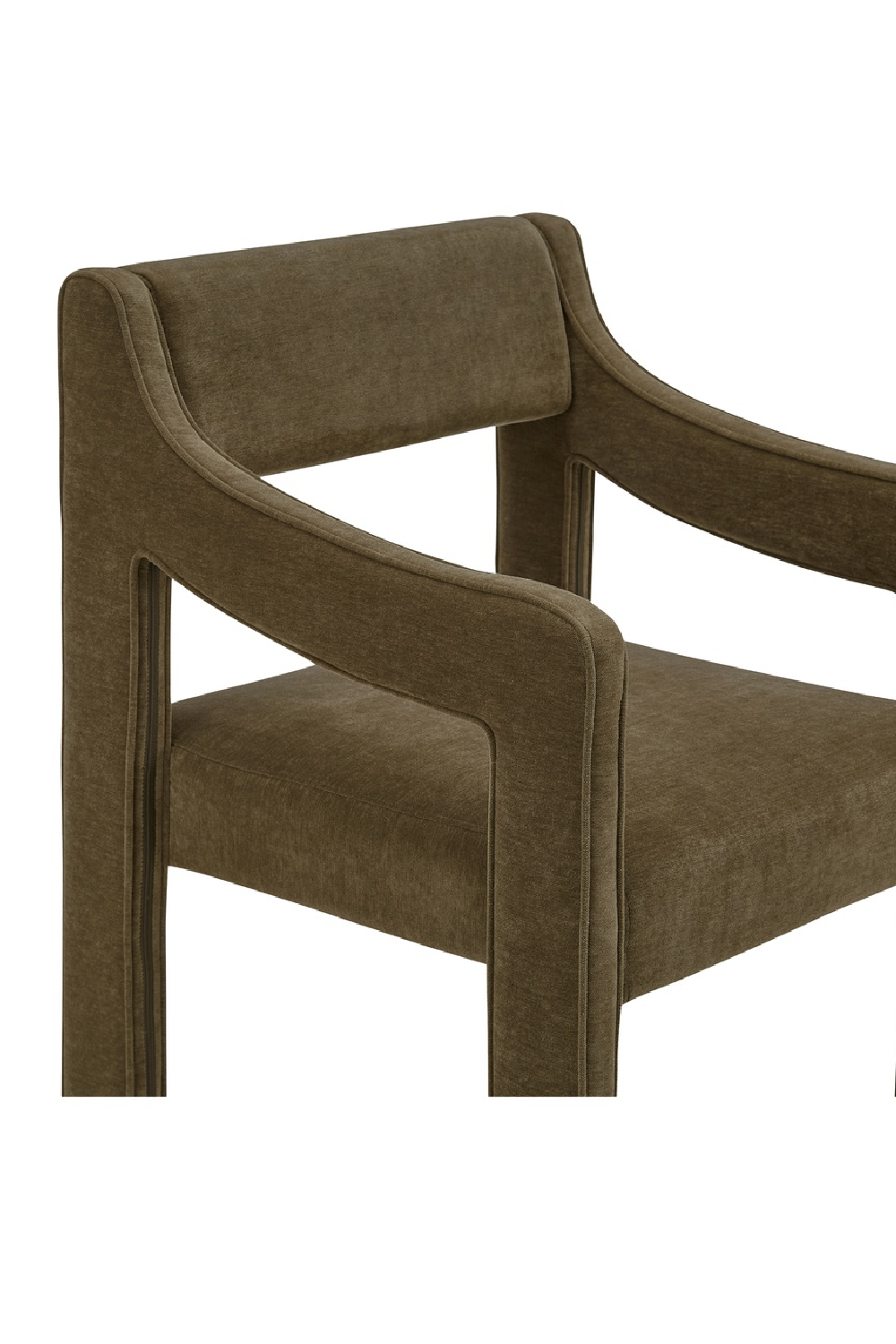 Modern European furniture - Upholstered Sloped-Arm Dining Chair - www.oroa.com