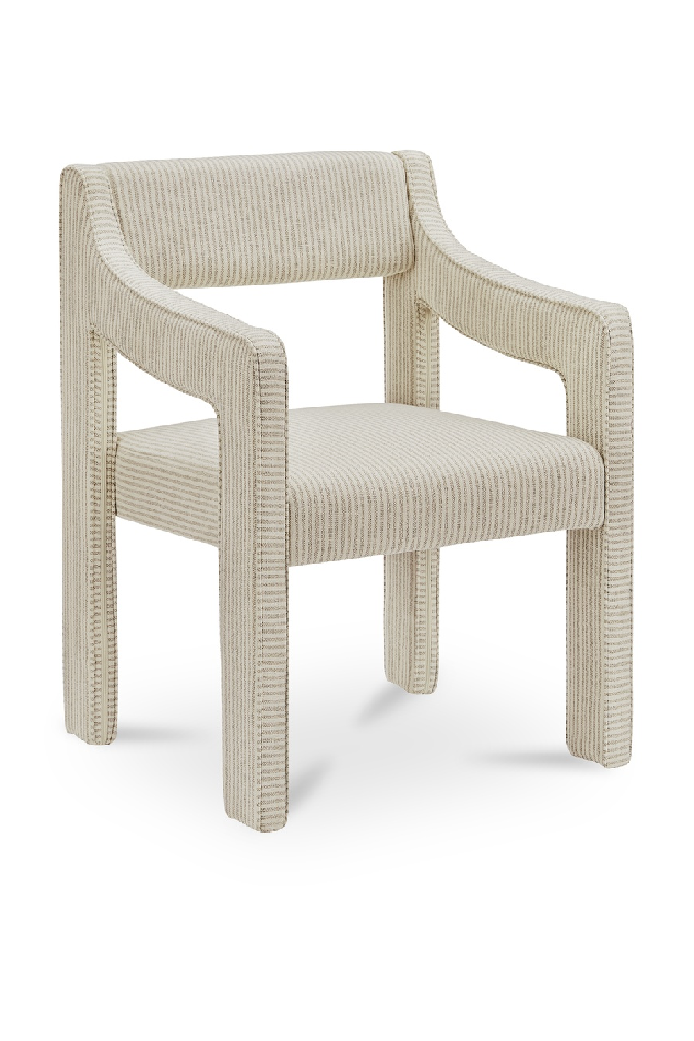 Modern European furniture - Upholstered Sloped-Arm Dining Chair - www.oroa.com