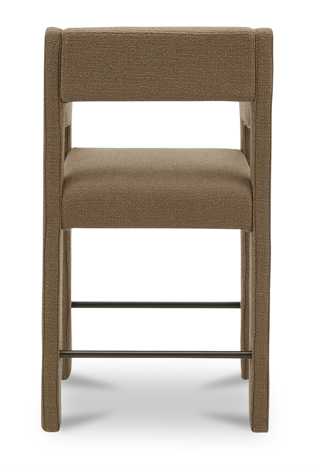 Upholstered Sloped-Arm Counter Stool | Oroa.com