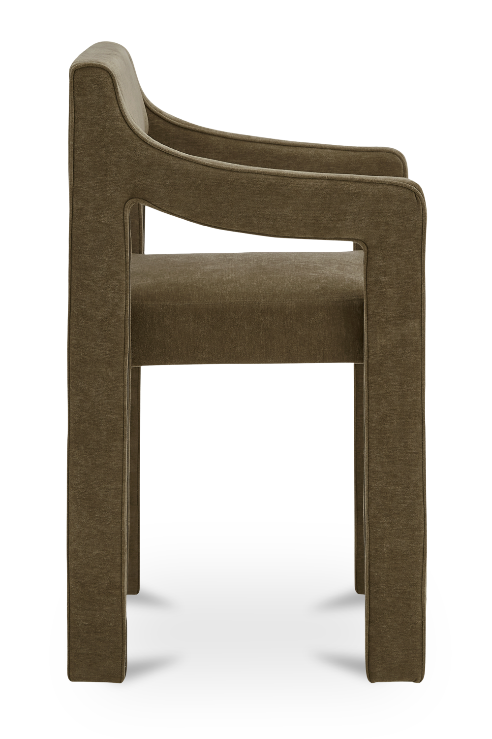 Upholstered Sloped-Arm Counter Stool | Oroa.com