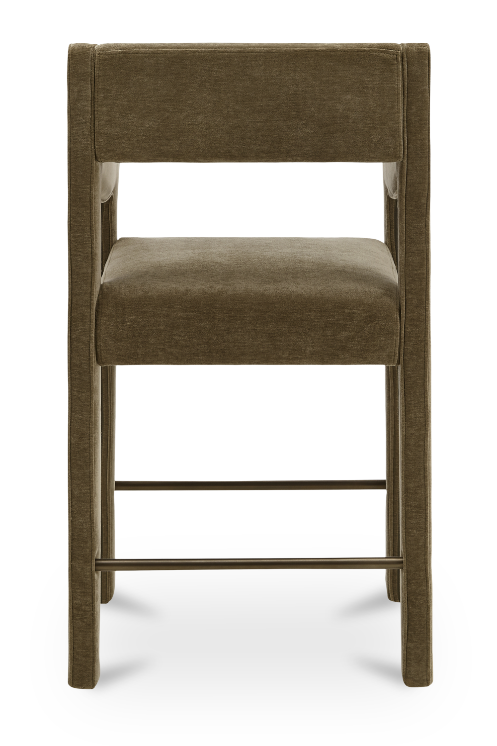 Upholstered Sloped-Arm Counter Stool | Oroa.com