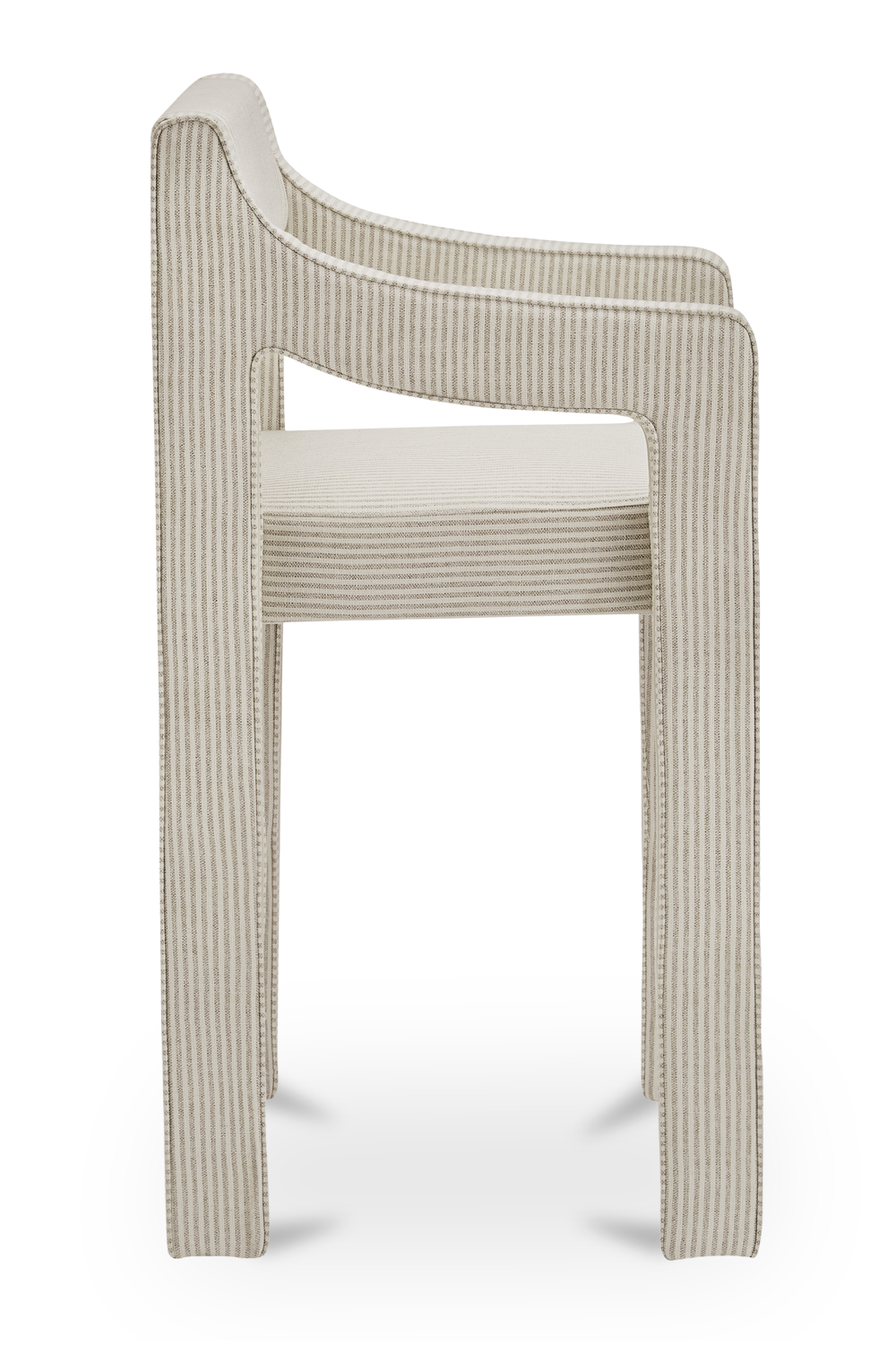 Upholstered Sloped-Arm Counter Stool | Novi Living Elise | Oroa.com