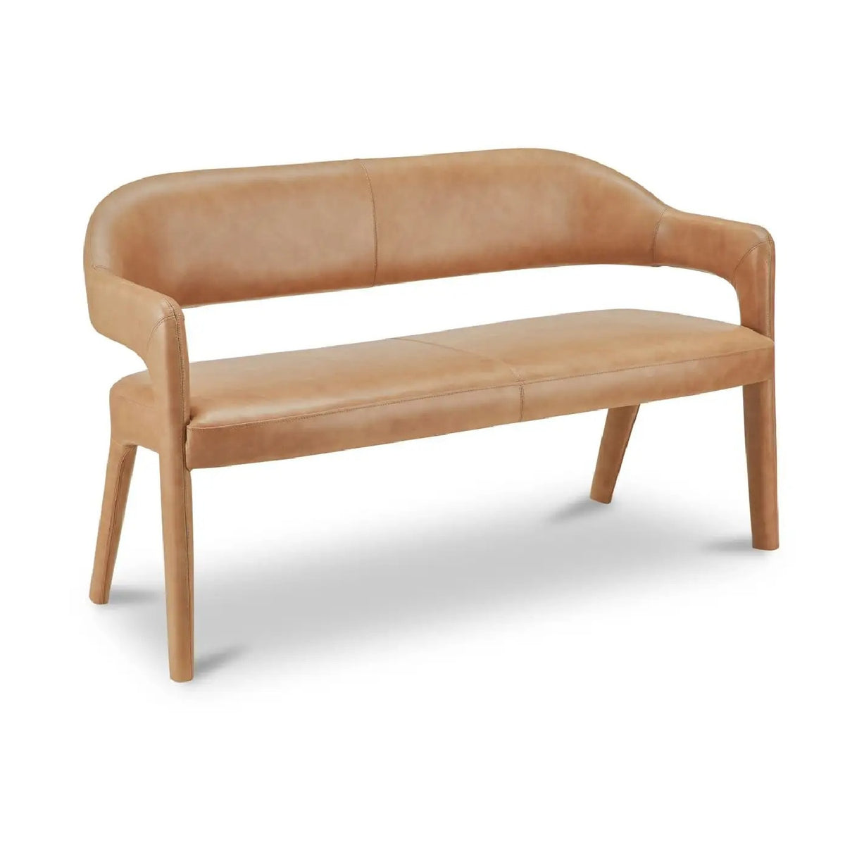 Leather Open-Back Dining Bench | Novi Living Martens