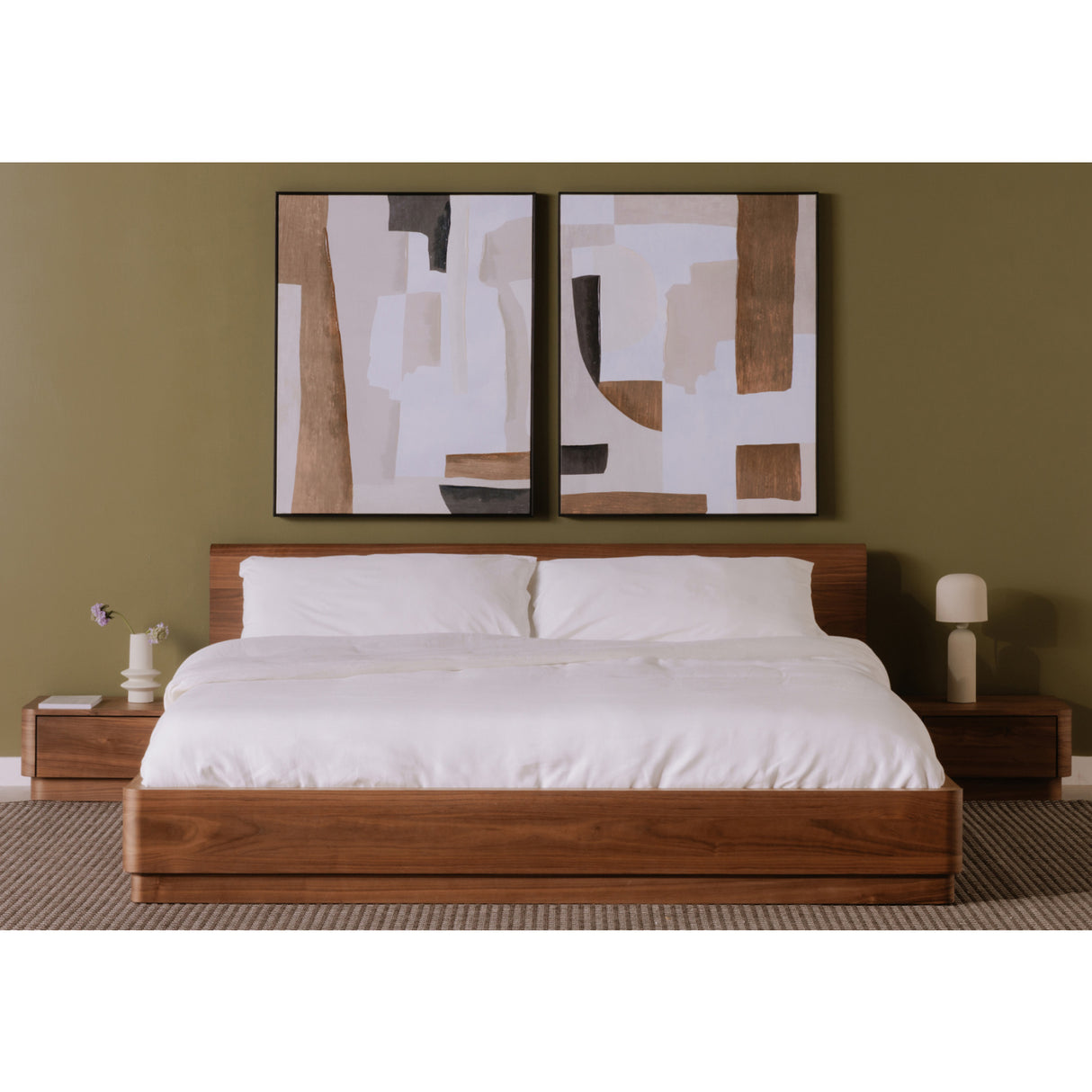 Modern European furniture - 1-Drawer Wooden Nightstand S - www.oroa.com
