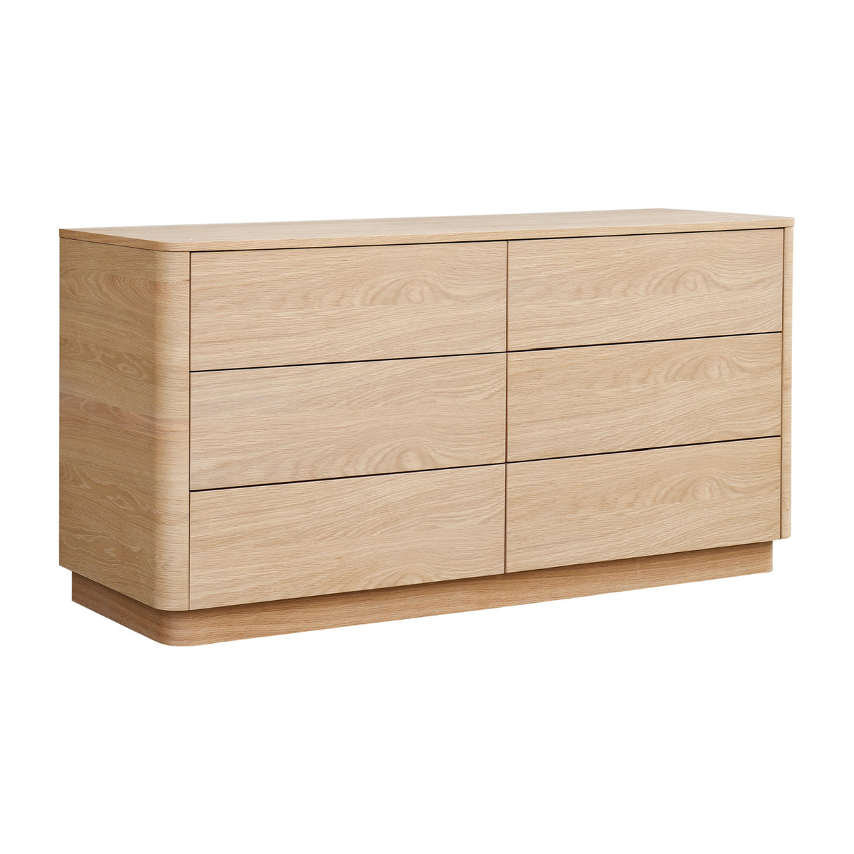 Modern European furniture - 6-Drawer Wooden Dresser - www.oroa.com