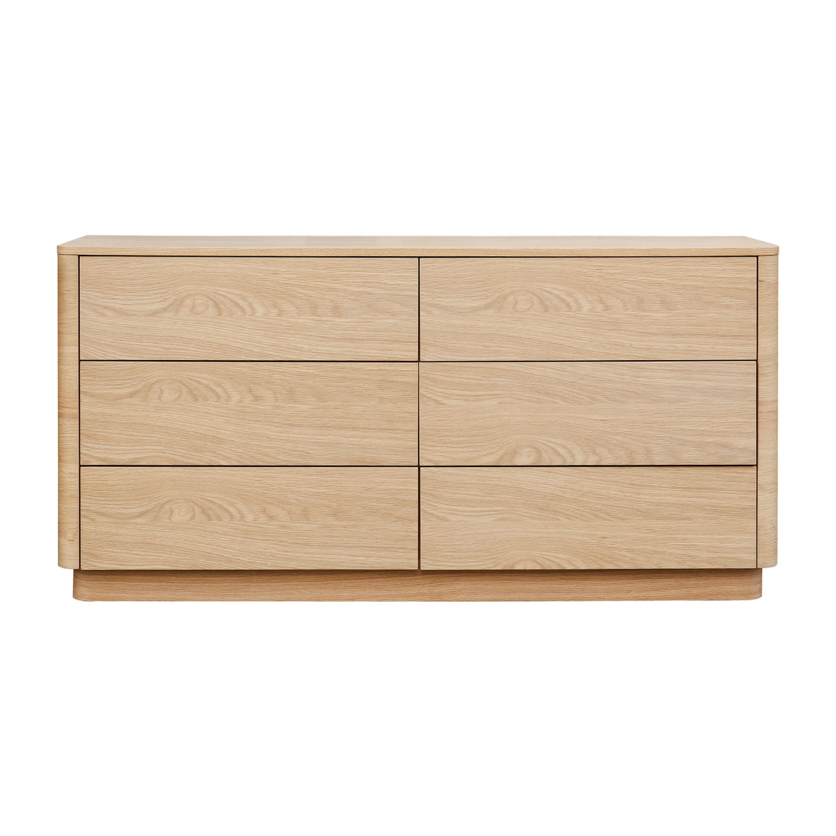 Modern European furniture - 6-Drawer Wooden Dresser - www.oroa.com