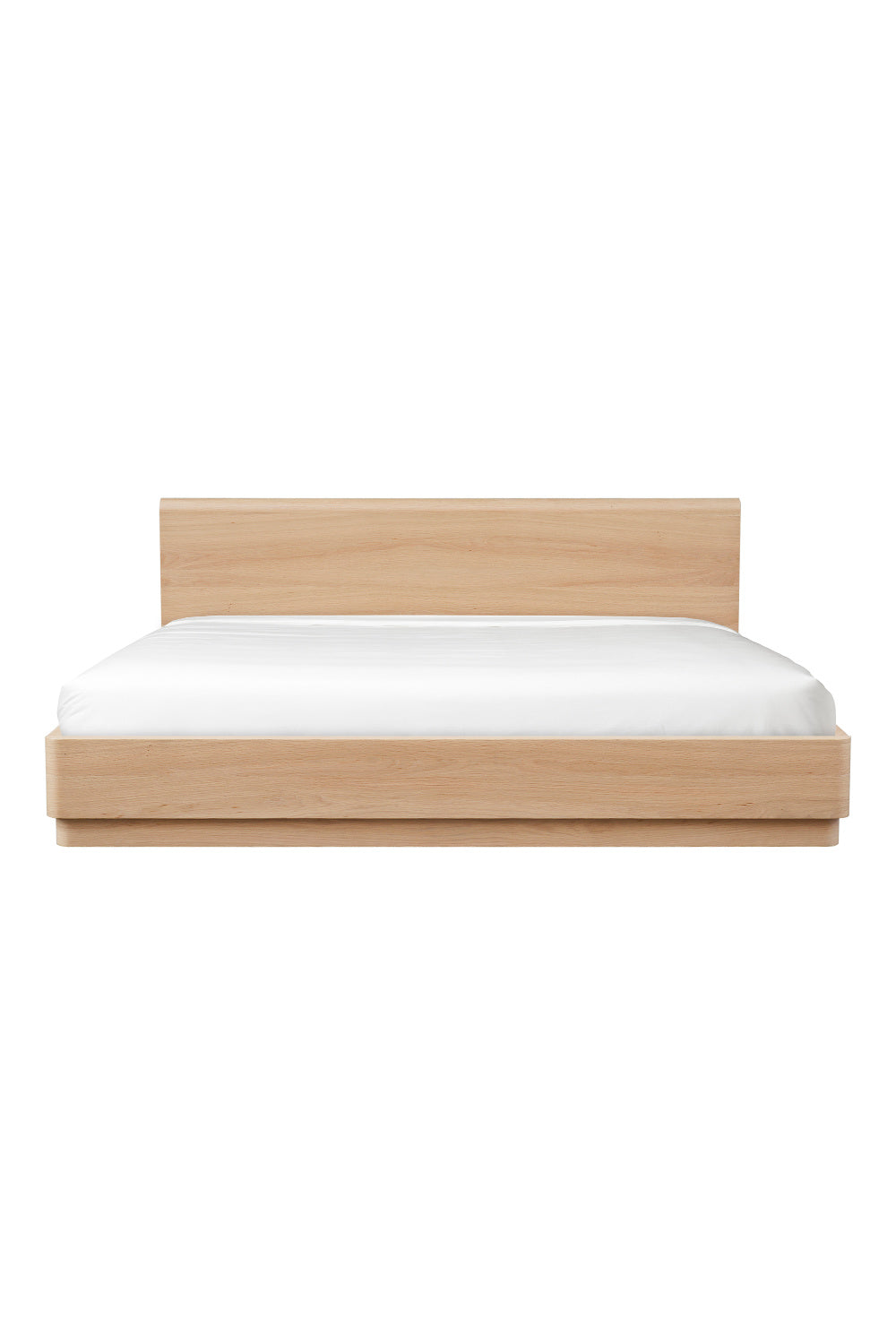 Modern European furniture - Light Oak Scandinavian Bed - www.oroa.com
