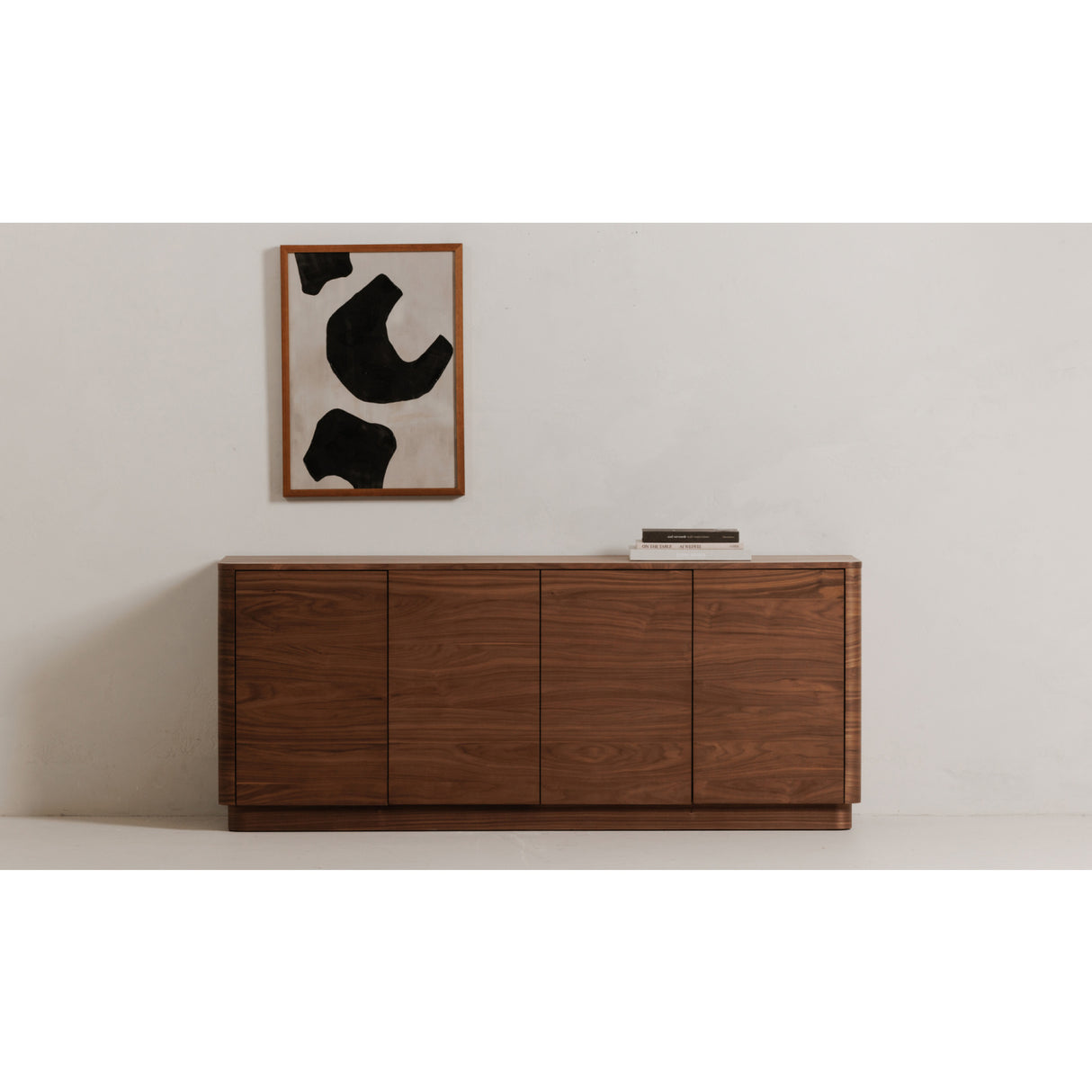 4-Door Wooden Sideboard | Novi Living Round Off | Oroa.com