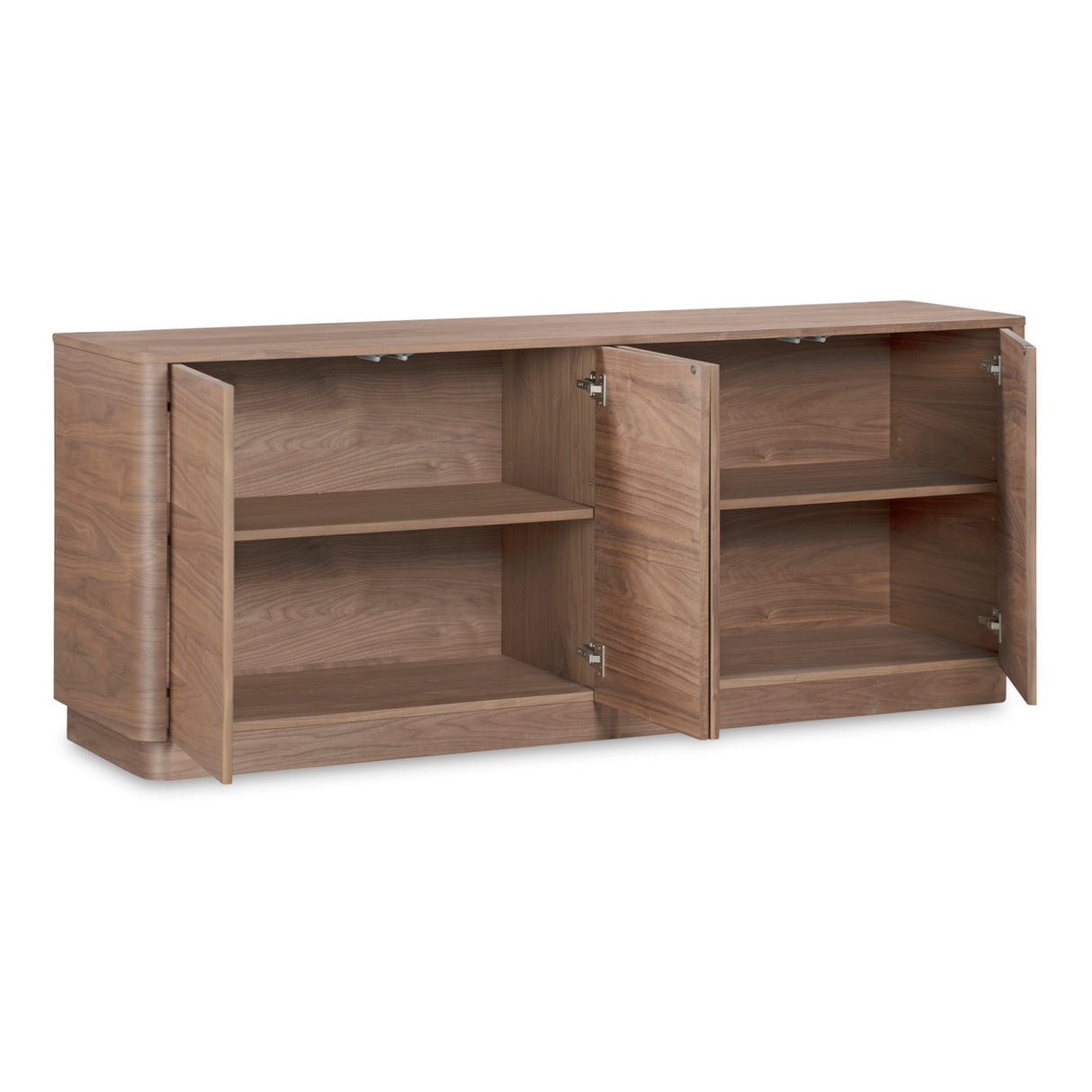 4-Door Wooden Sideboard | Novi Living Round Off | Oroa.com