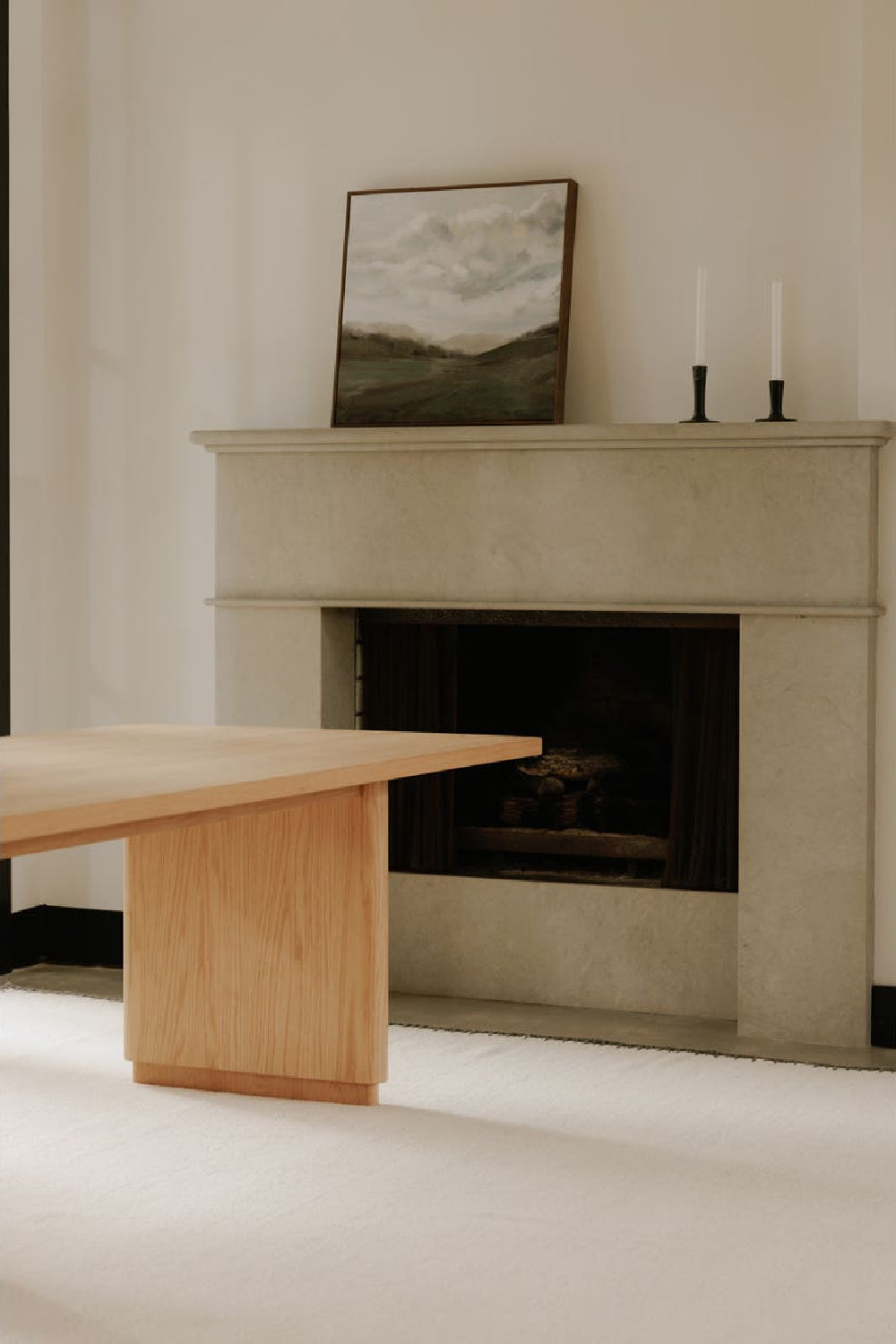 Modern European furniture - Rectangular Oak Dining Table - www.oroa.com