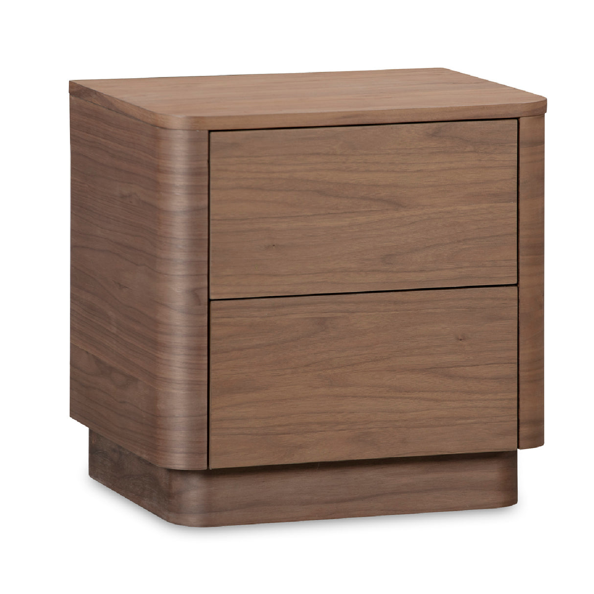 Modern European furniture - 2-Drawer Wooden Tall Nightstand - www.oroa.com