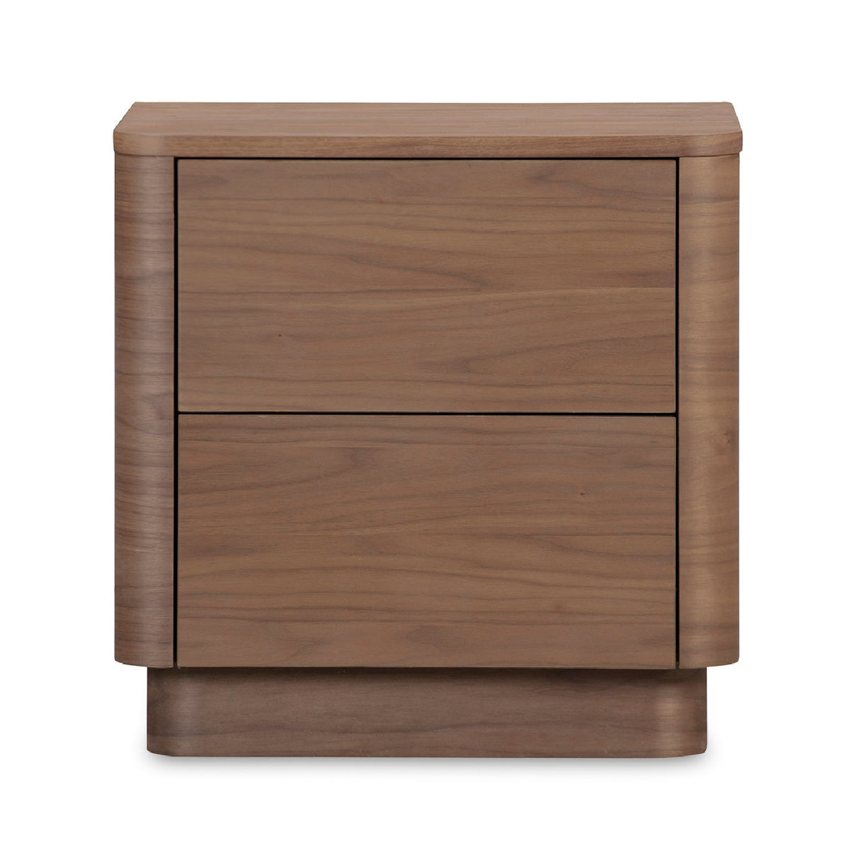 Modern European furniture - 2-Drawer Wooden Tall Nightstand - www.oroa.com