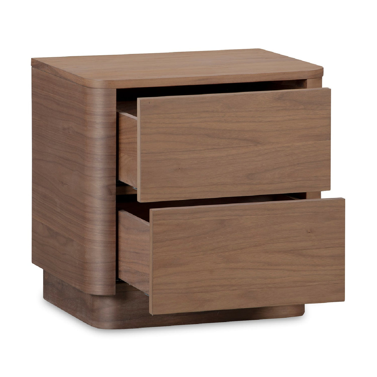Modern European furniture - 2-Drawer Wooden Tall Nightstand - www.oroa.com