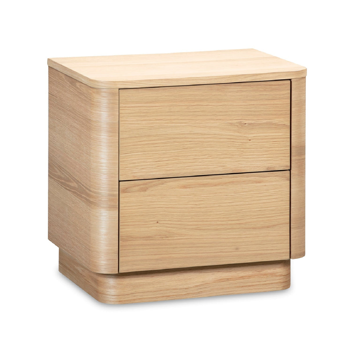 Modern European furniture - 2-Drawer Wooden Tall Nightstand - www.oroa.com