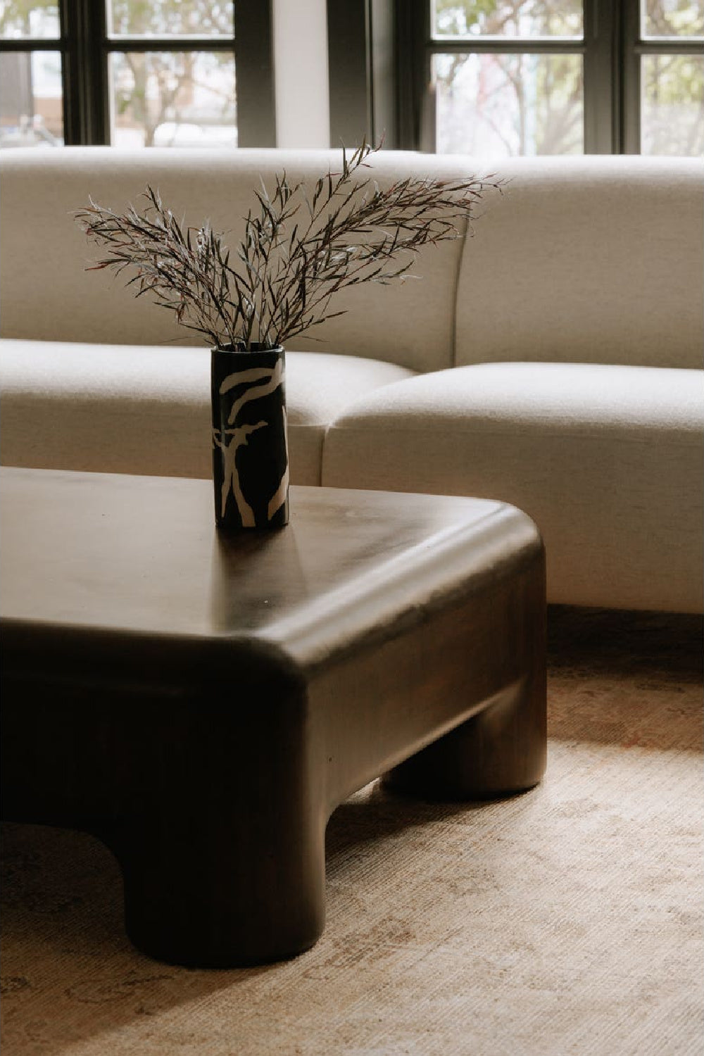 Brown Acacia Coffee Table | Novi Living Rowan | Oroa.com