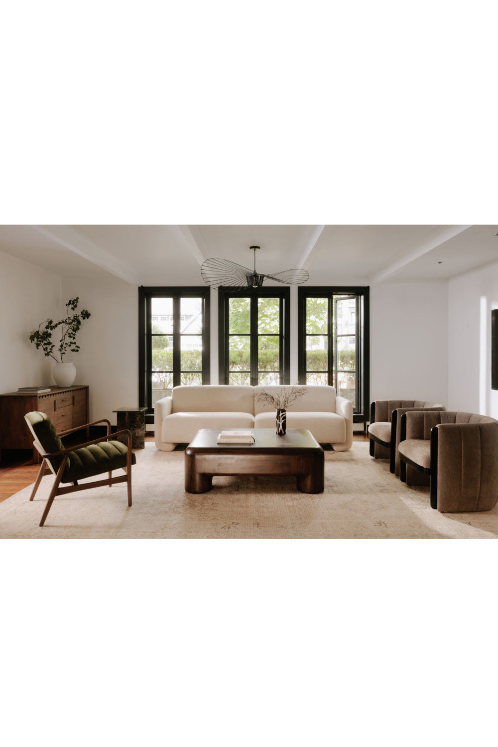 Brown Acacia Coffee Table | Novi Living Rowan | Oroa.com