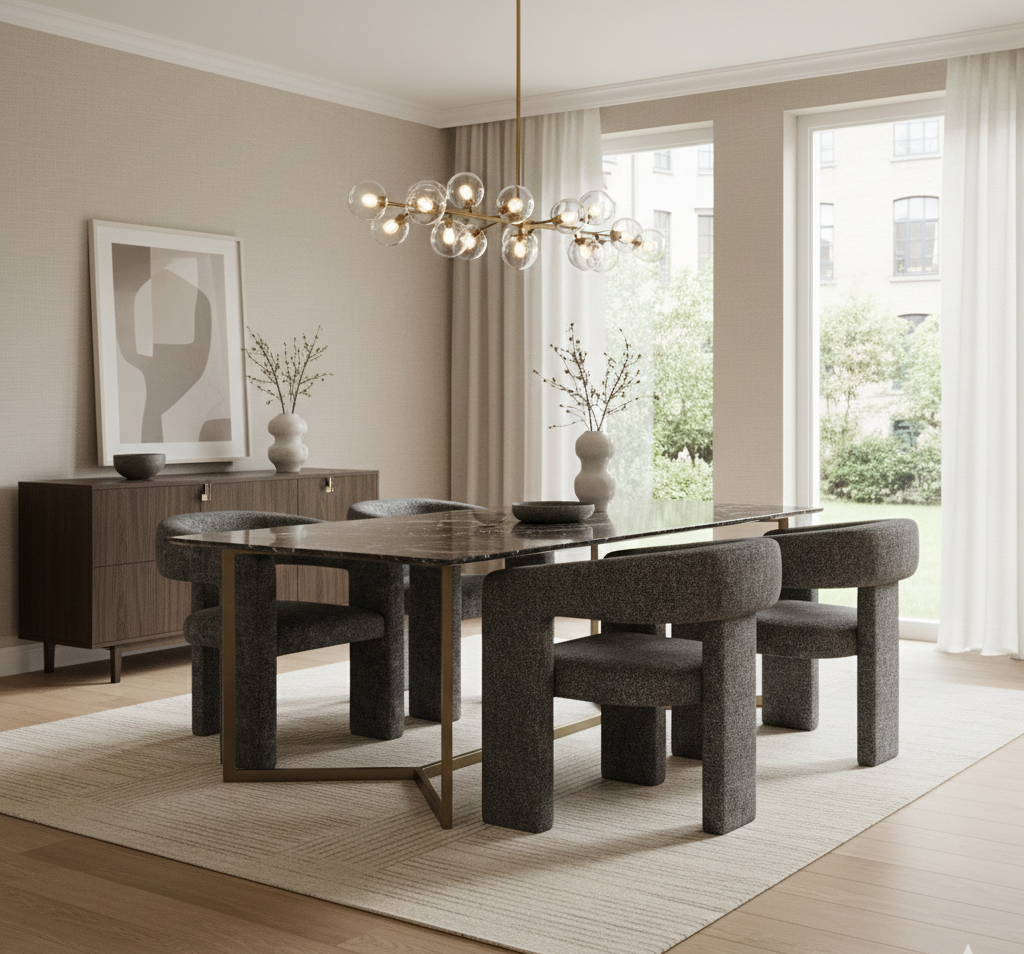 Modern European furniture - Modern 3-Legged Dining Chair - www.oroa.com
