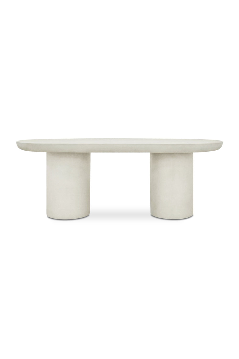 Modern European furniture - Cream Concrete Dining Table - www.oroa.com