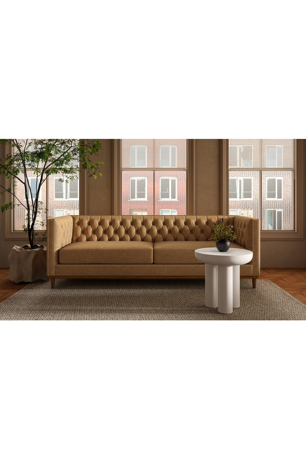 Modern European furniture - Indoor/Outdoor Concrete Side Table - www.oroa.com | Oroa.com