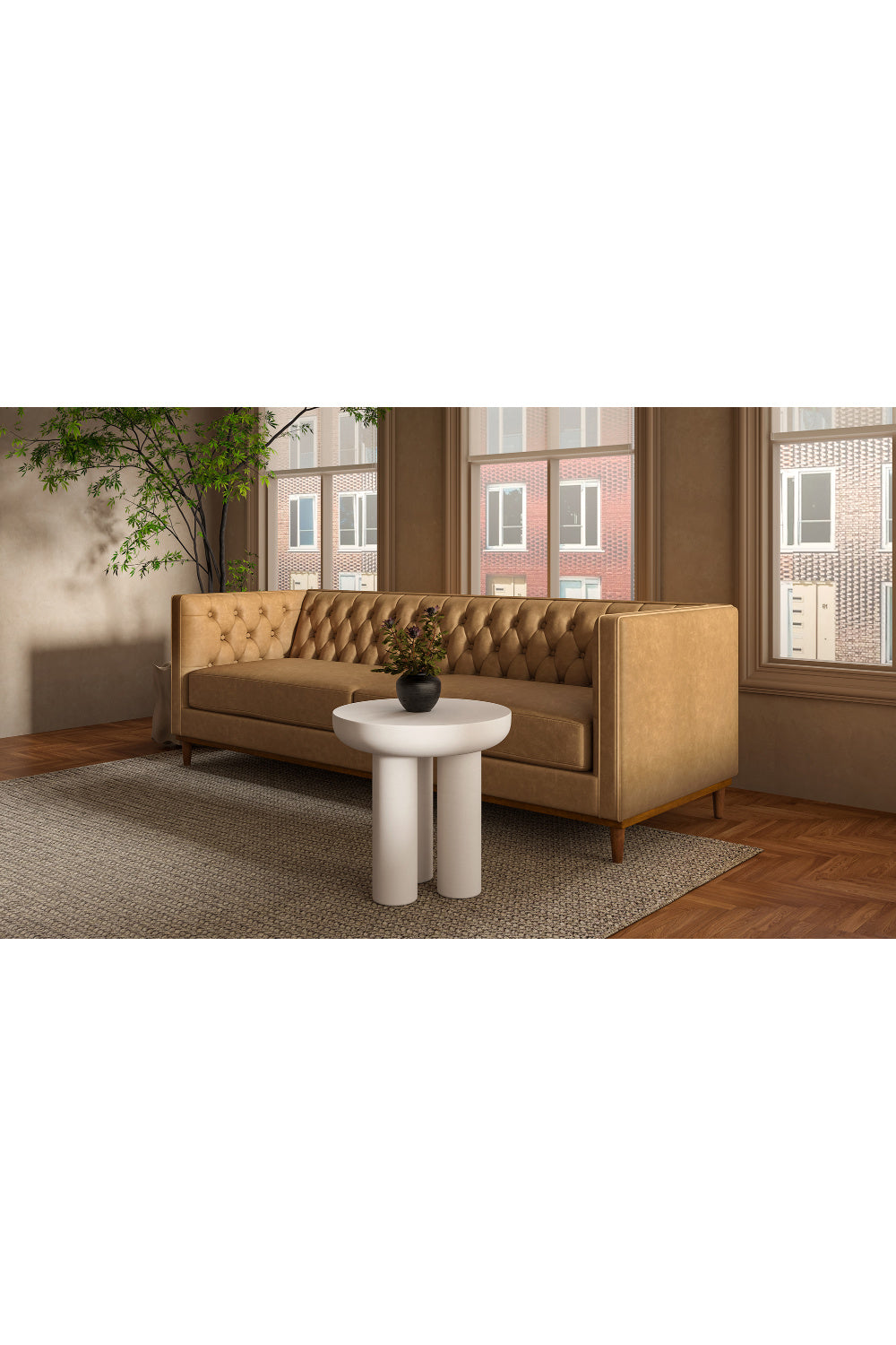 Modern European furniture - Indoor/Outdoor Concrete Side Table - www.oroa.com | Oroa.com