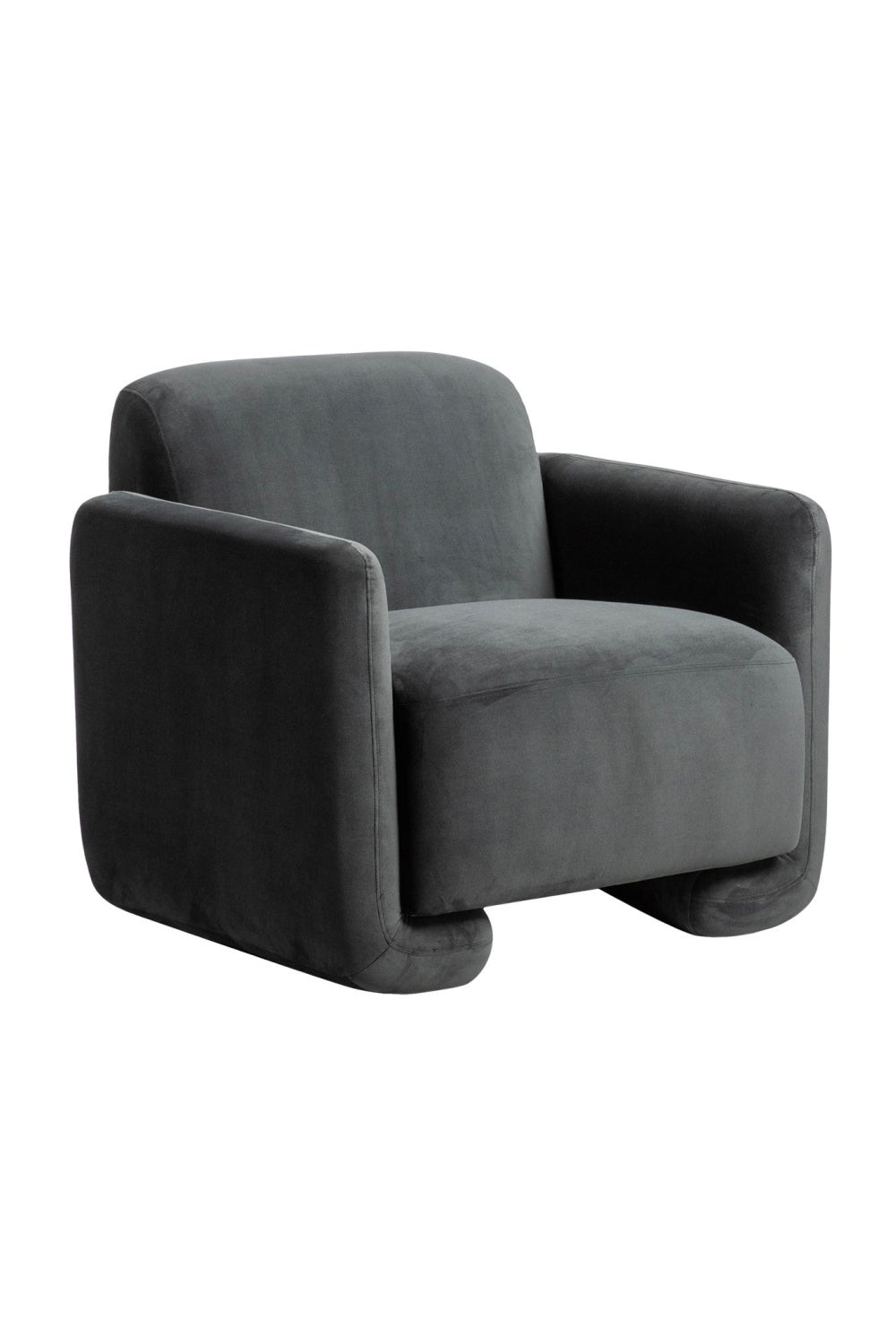 Gray Upholstered Accent Chair | Novi Living Fallon | Oroa.com