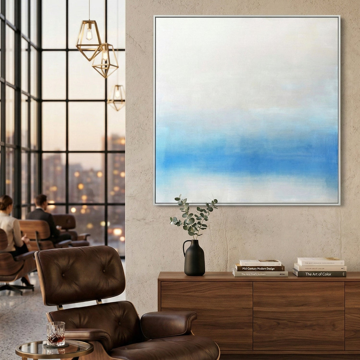 Modern European furniture - Ombre Colored Painting - www.oroa.com