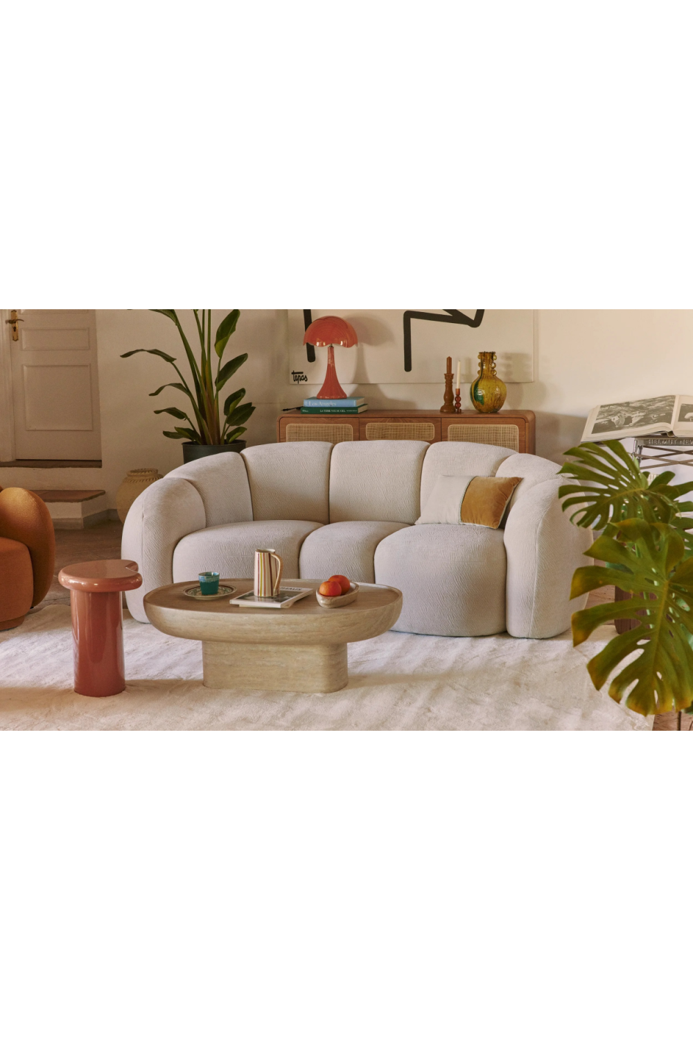 Channeled 3-Seater Sofa | NV Gallery Cocoon | Oroa.com