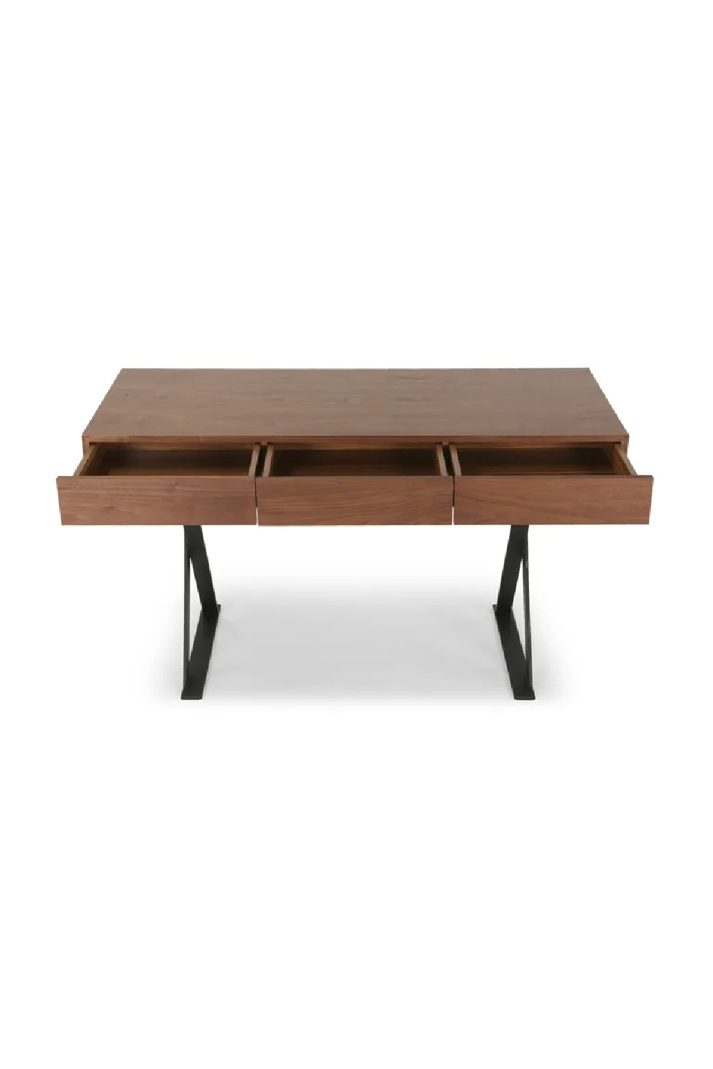 Grained Wood 3-Drawer Desk | NV Gallery Tuxedo | Oroa.com