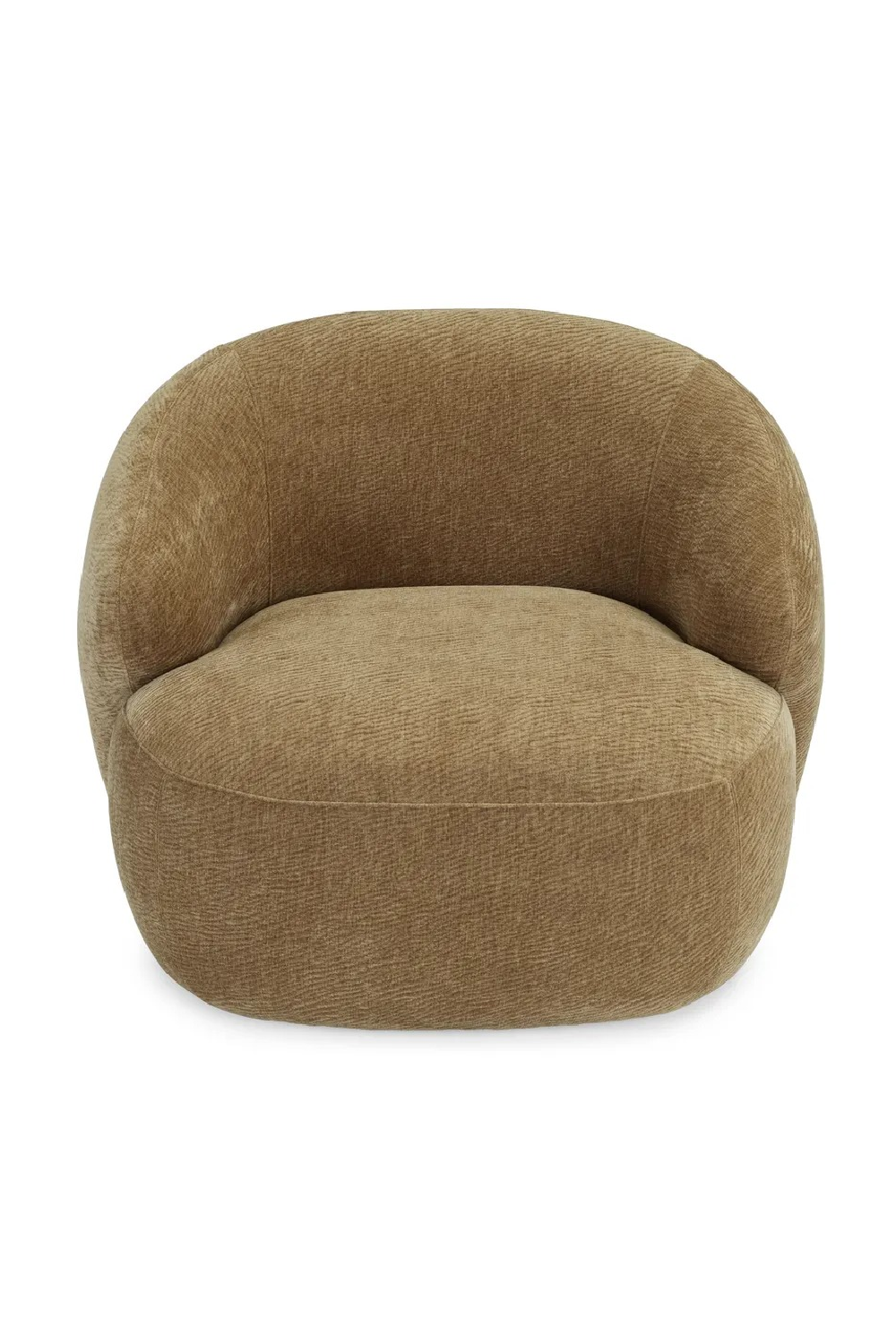 Brown Curved Lounge Chair | NV Gallery Aspen | Oroa.com