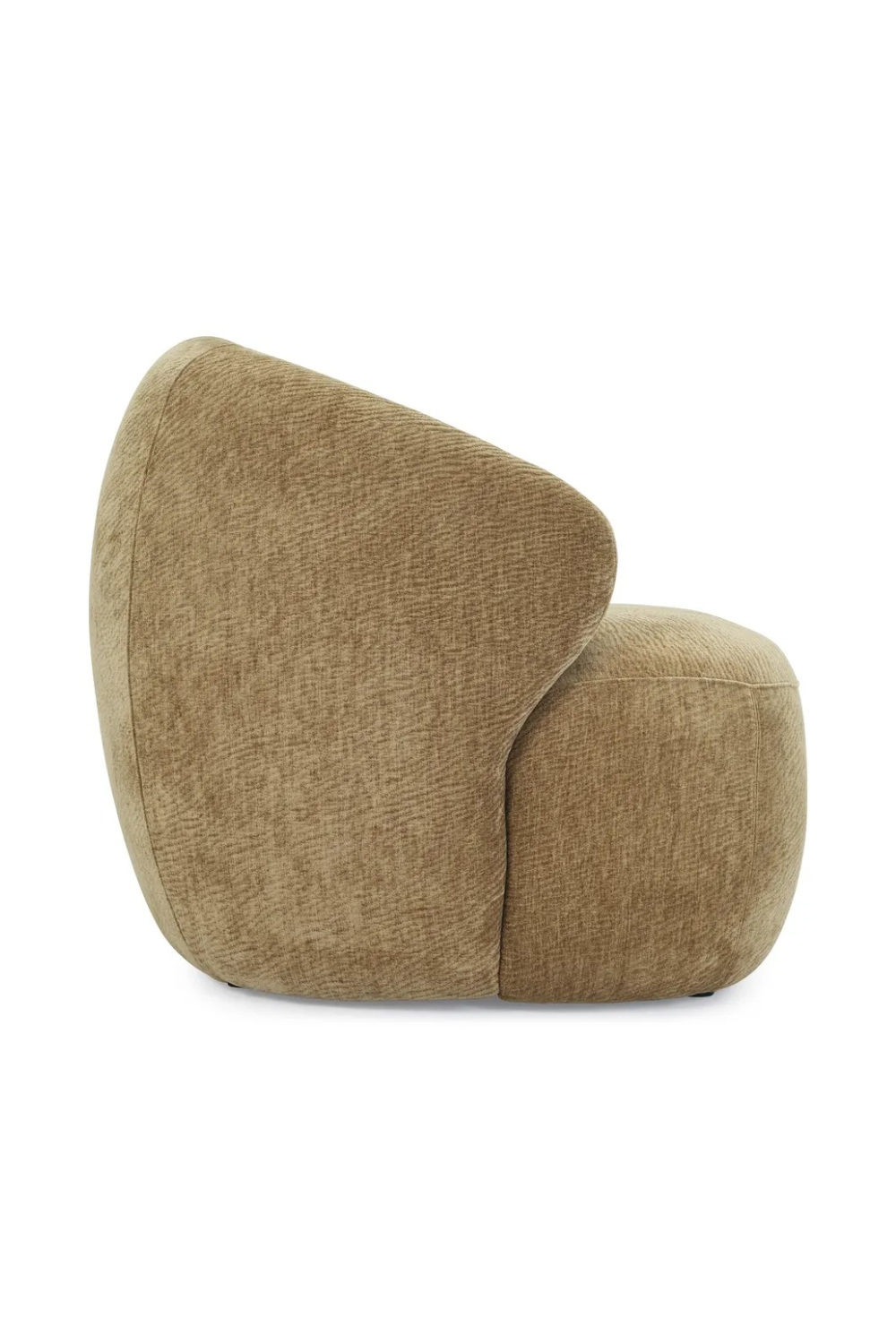 Brown Curved Lounge Chair | NV Gallery Aspen | Oroa.com
