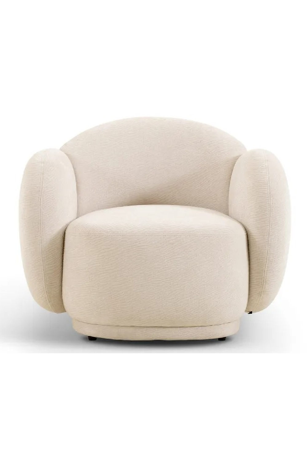Rounded Legless Accent Armchair | Oroa.com