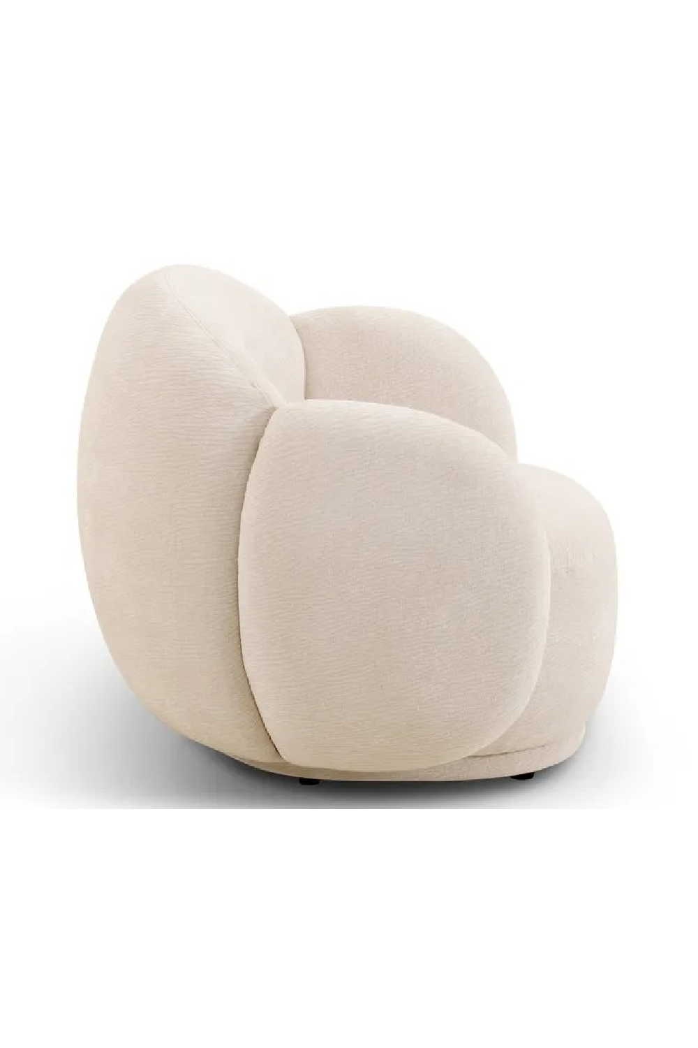 Rounded Legless Accent Armchair | Oroa.com