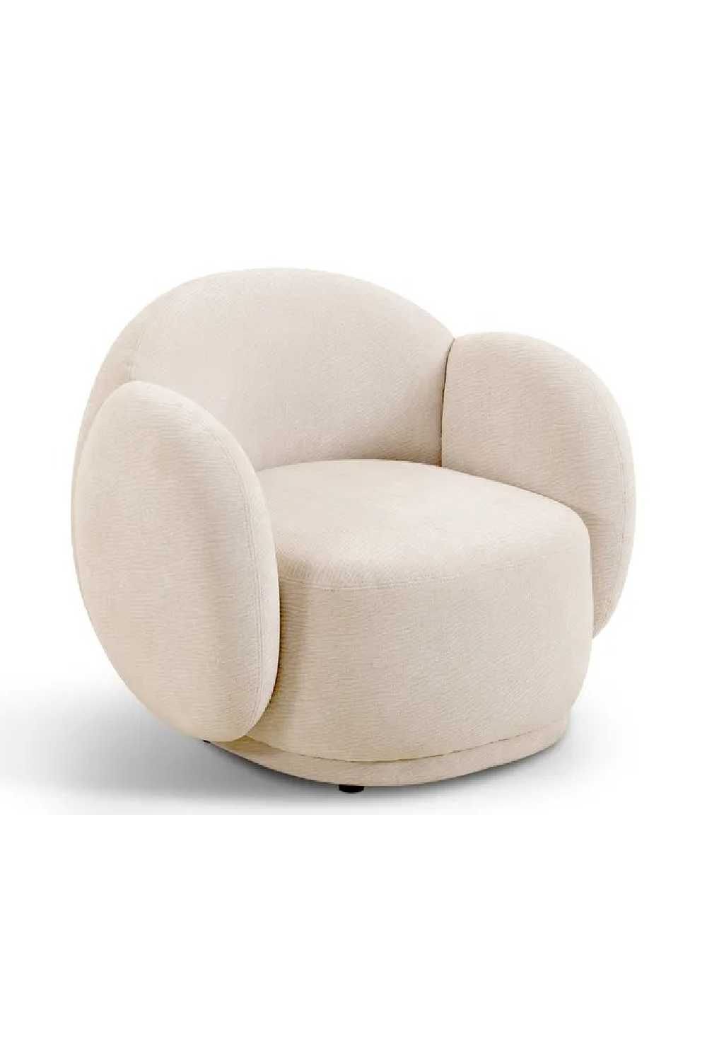 Rounded Legless Accent Armchair | Oroa.com