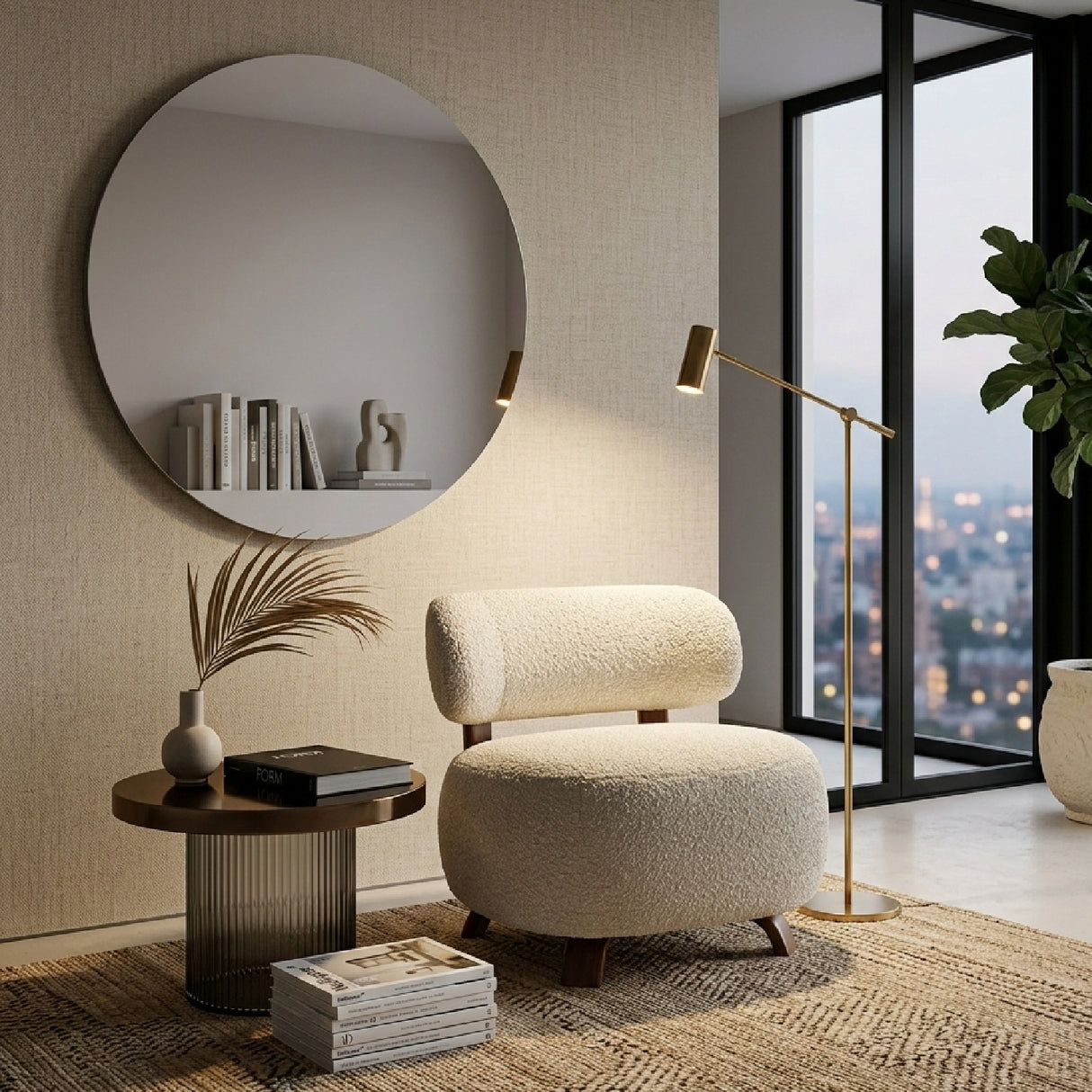 Round Accent Chair | Oroa.com