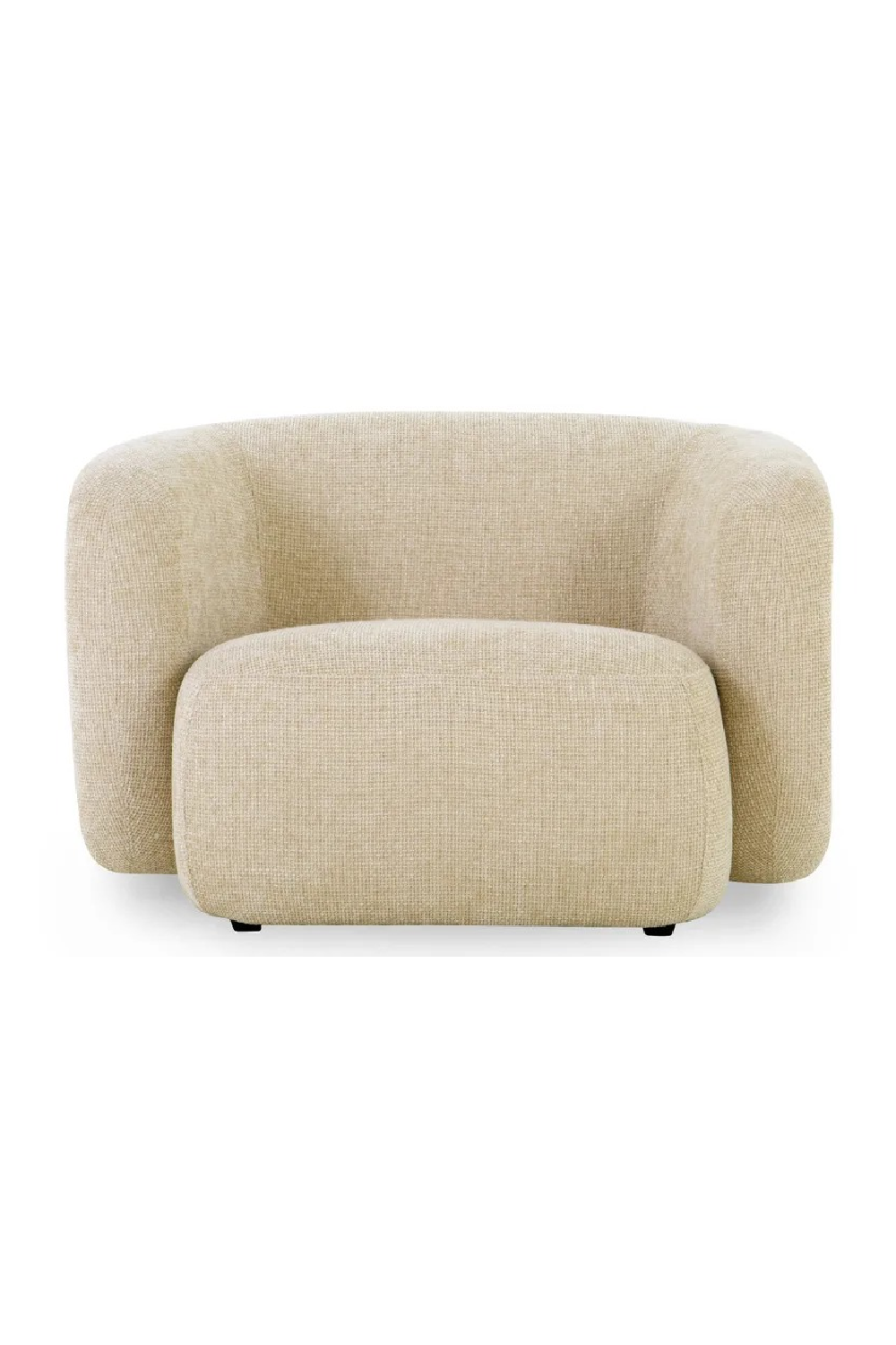 Curved Plush Lounge Chair | NV Gallery Volta | Oroa.com