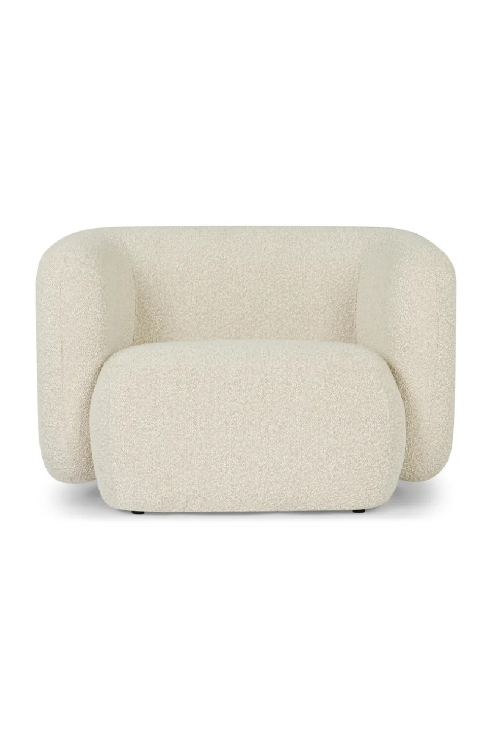 Curved Plush Lounge Chair | NV Gallery Volta | Oroa.com