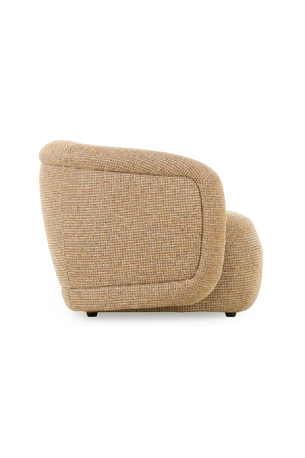 Curved Plush Lounge Chair | NV Gallery Volta | Oroa.com