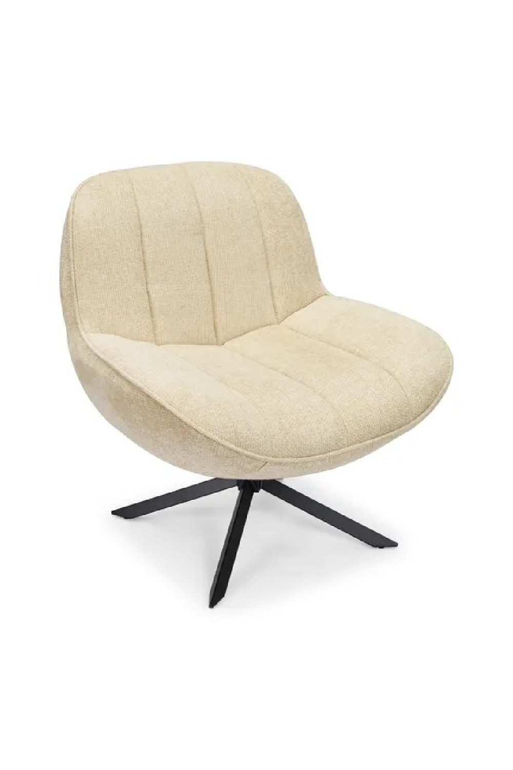Channeled Tweed Swivel Chair | NV Gallery Willow | Oroa.com