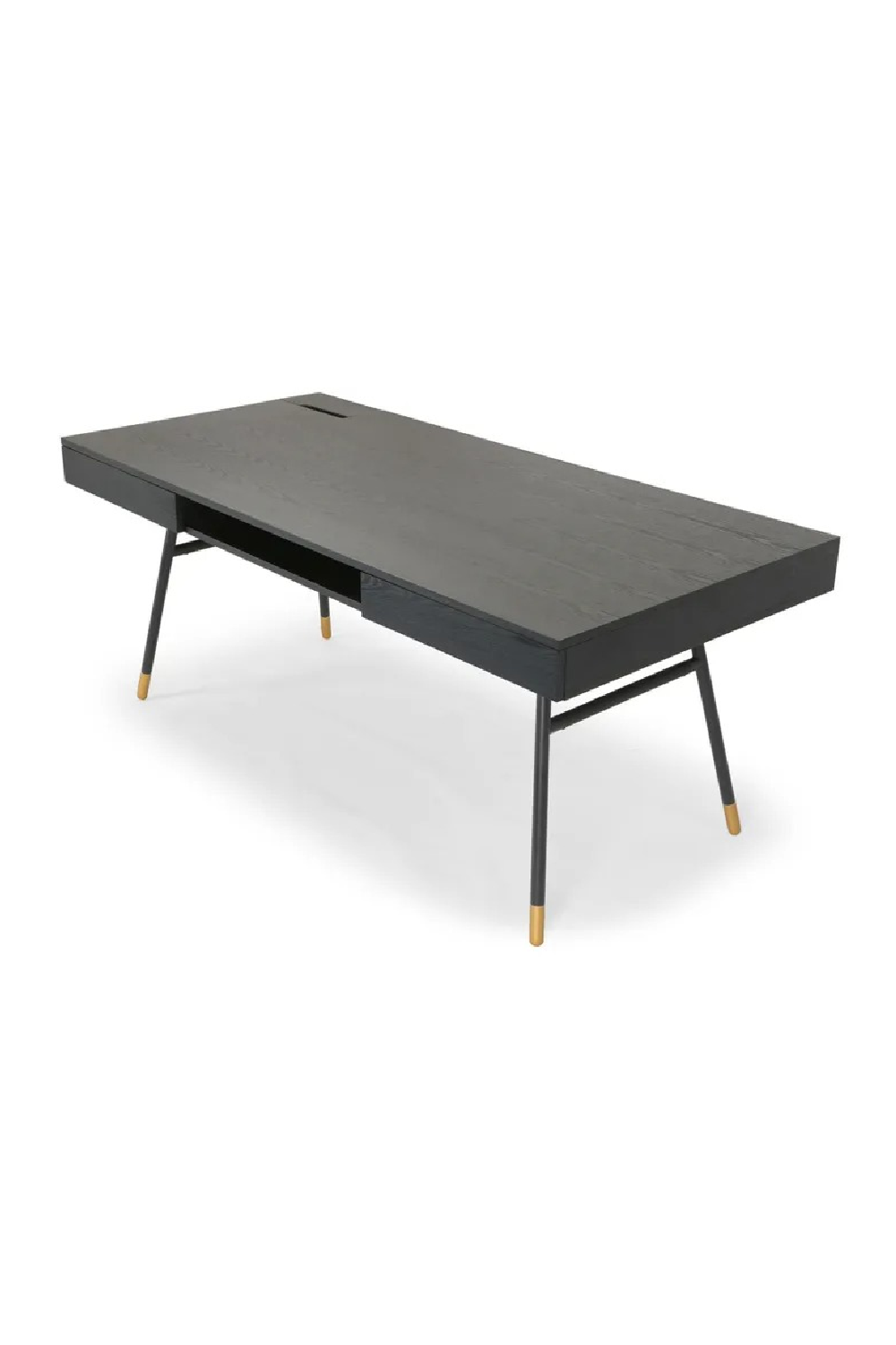 2-Drawer Walnut Desk | NV Gallery Solomon | Oroa.com