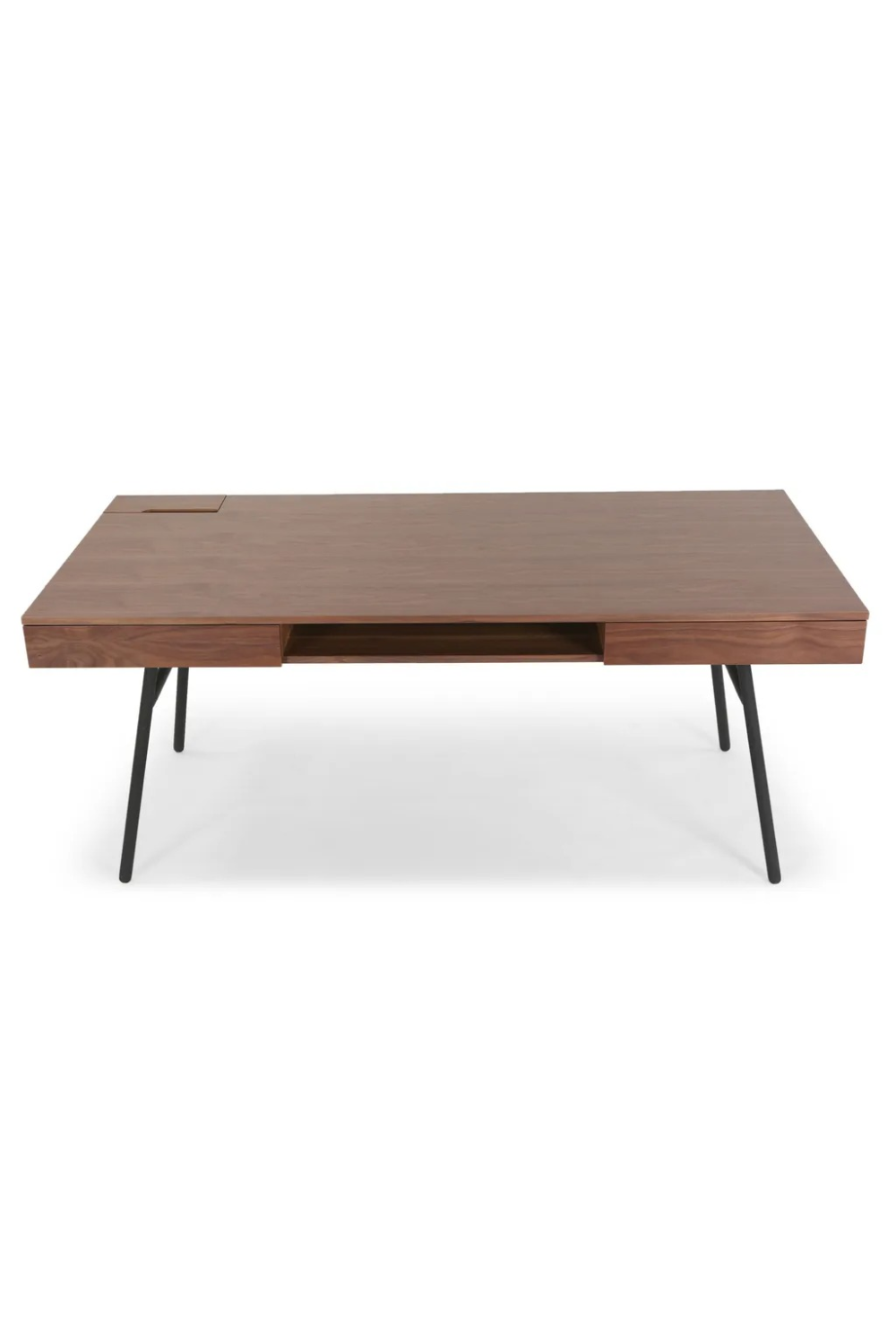 2-Drawer Walnut Desk | NV Gallery Solomon | Oroa.com