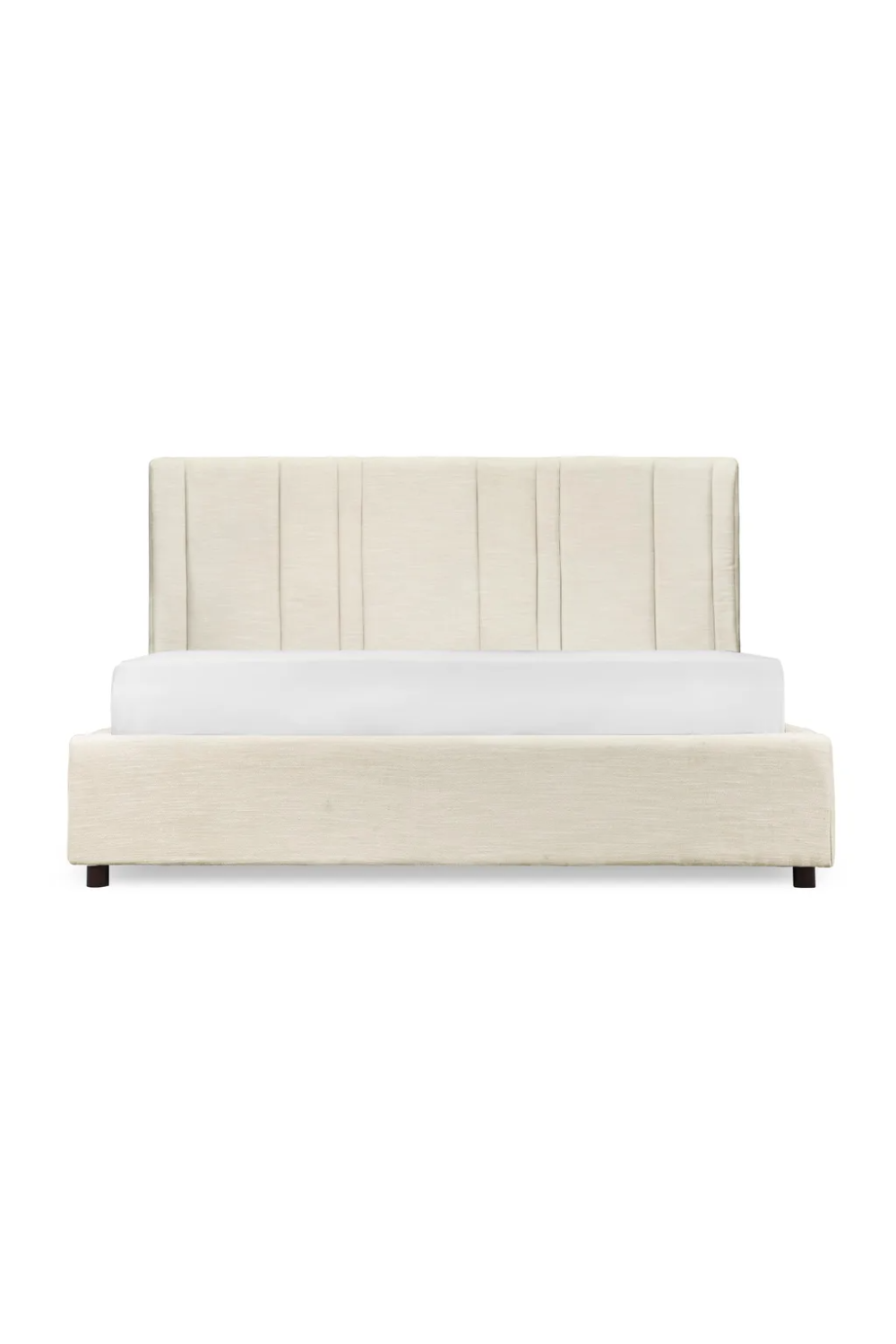 Cream 4-Compartment King Bed | NV Gallery Infinity