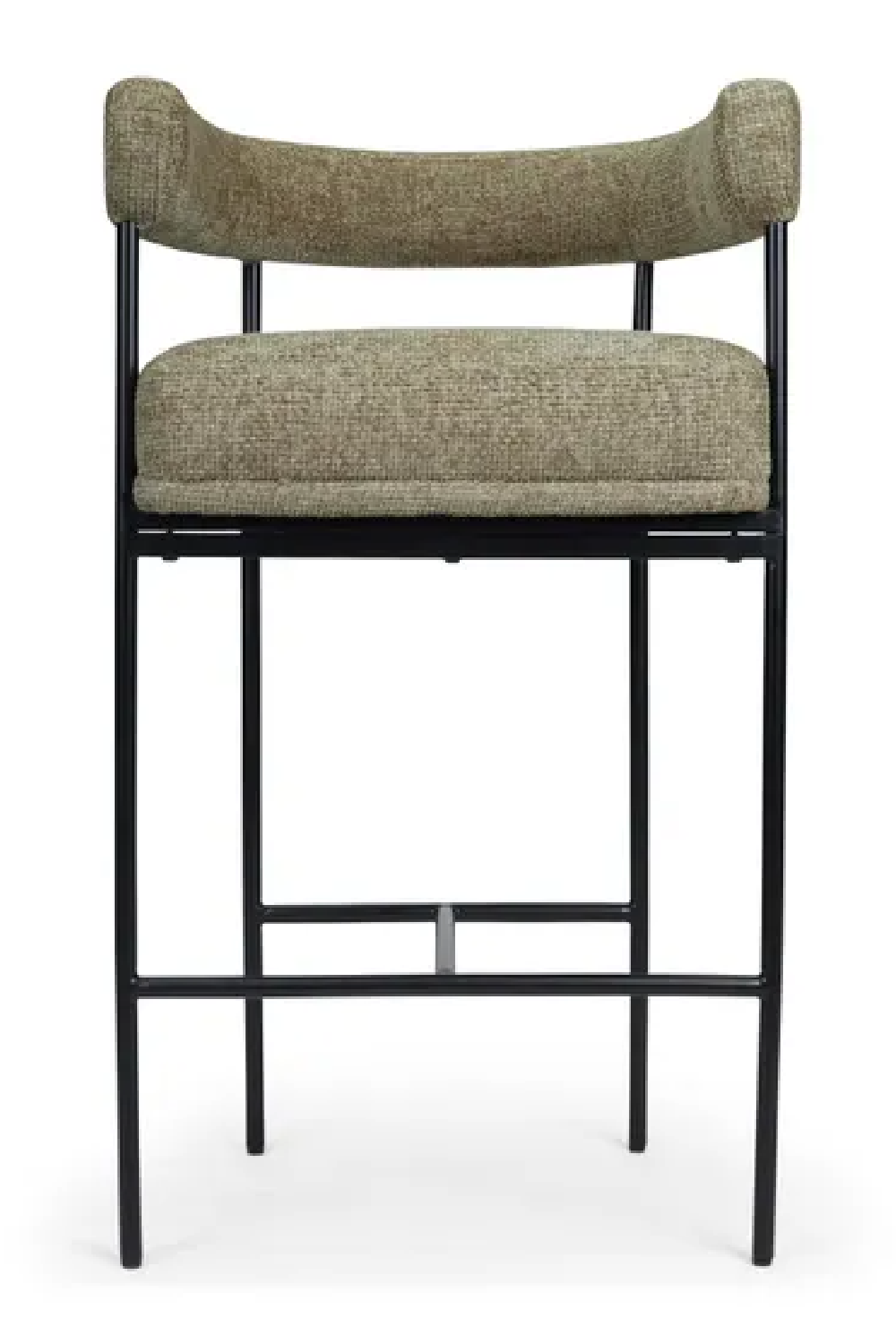 Metal Framed Curved Bar Stool | NV Gallery Arcade | Oroa.com
